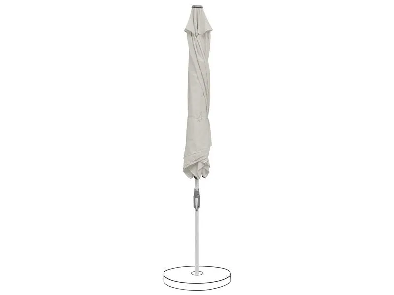 Suncomfort by Glatz Sonnenschirm Slide Ø 250 cm, Light Grey