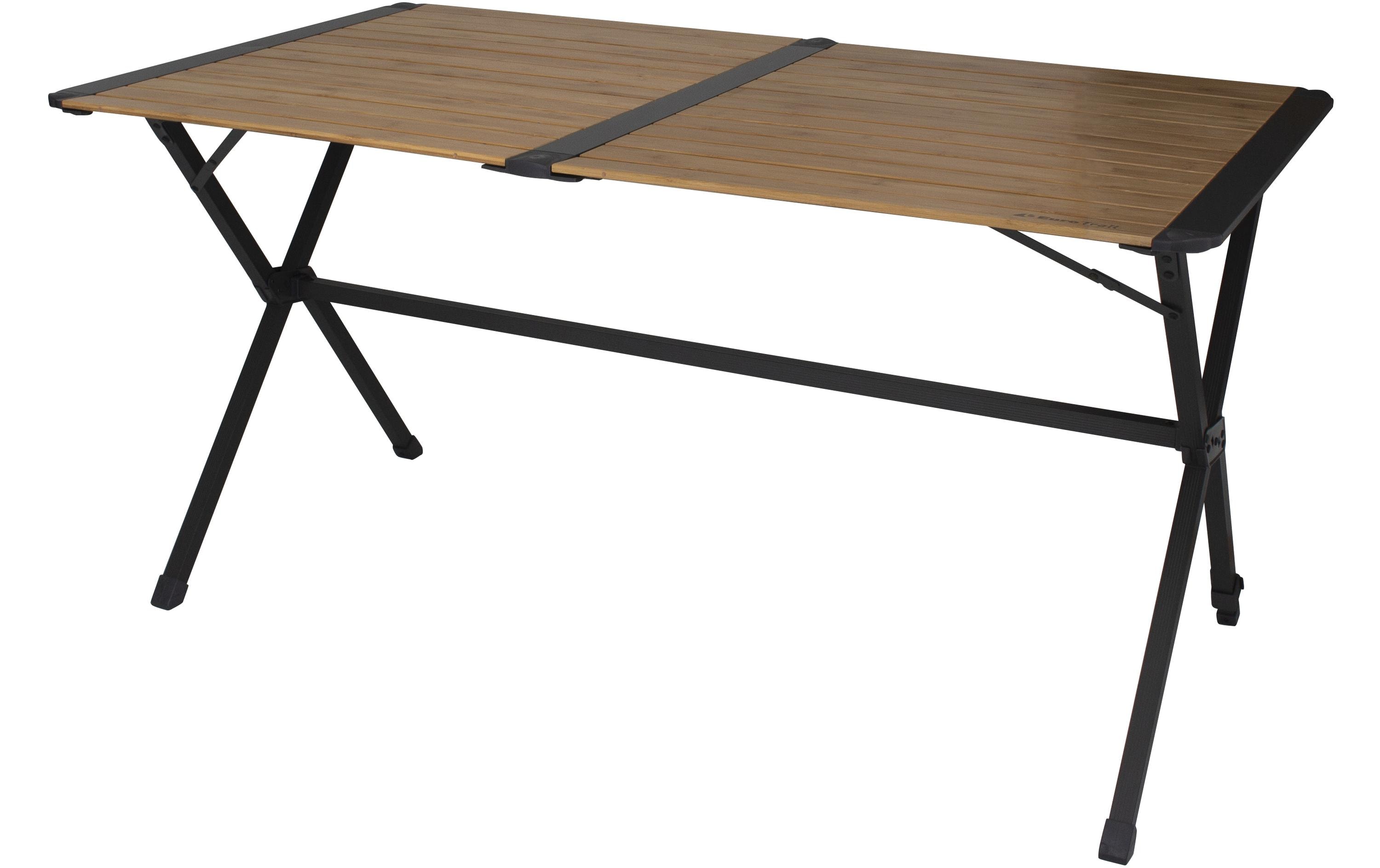 Eurotrail Campingtisch Chambery Bamboo L mit rollbarer Tischplatte Eurotrail Campingtisch Chambery Bamboo L mit rollbarer Tischplatte