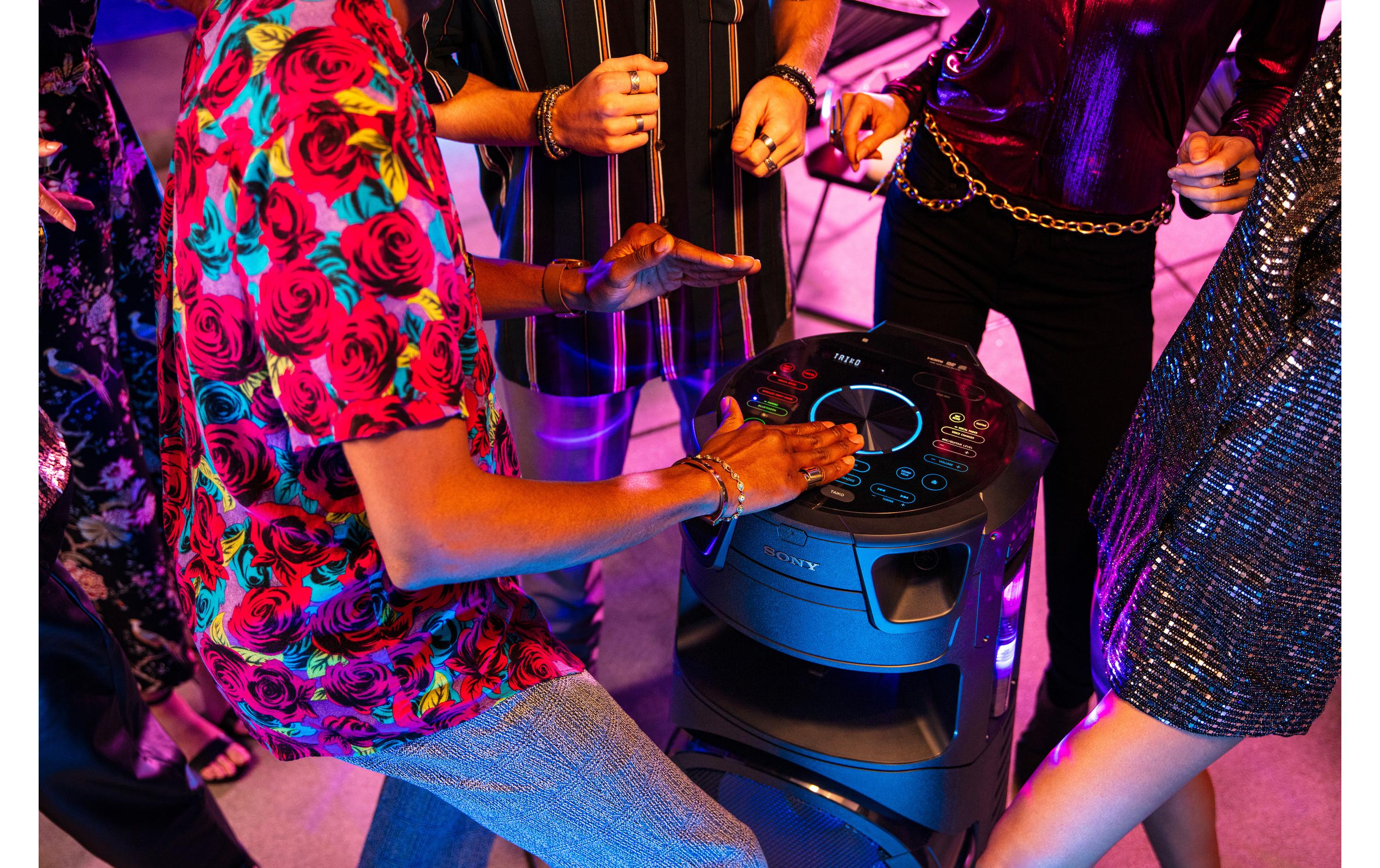 Sony Musik-System MHC-V73D Schwarz