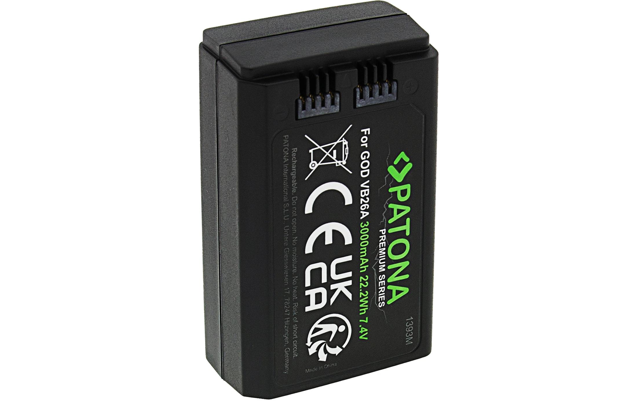 Patona Premium Akku für Godox VB26