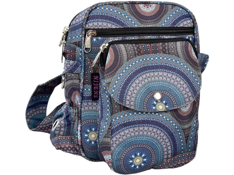 Nijens Gassi-Tasche Konstanz mit Druck, Blau