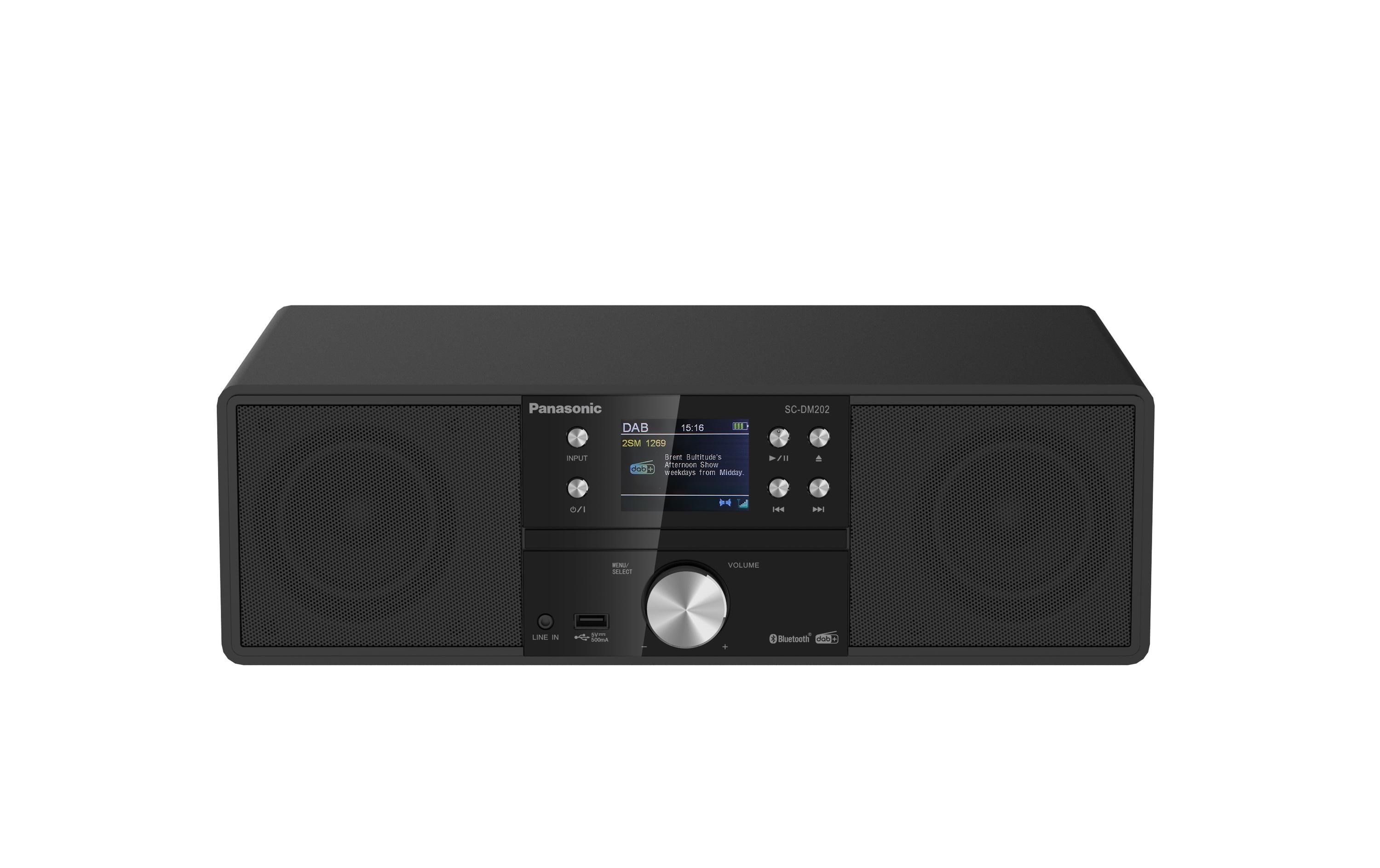 Panasonic Micro-HiFi Anlage SC-DM202 Schwarz
