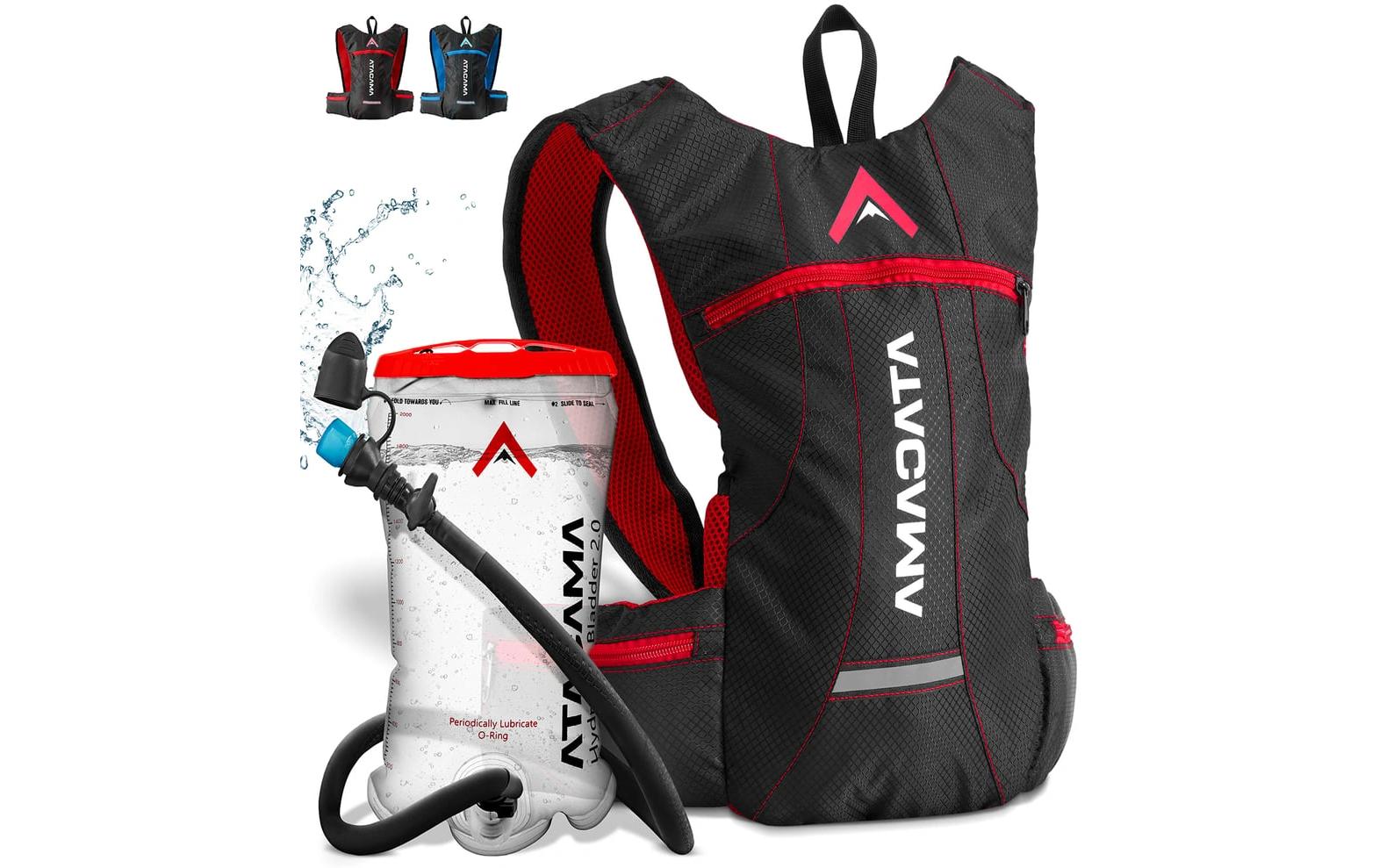 Atacama Atacama Backpack mit Trinkblase rot Atacama Atacama Backpack mit Trinkblase rot