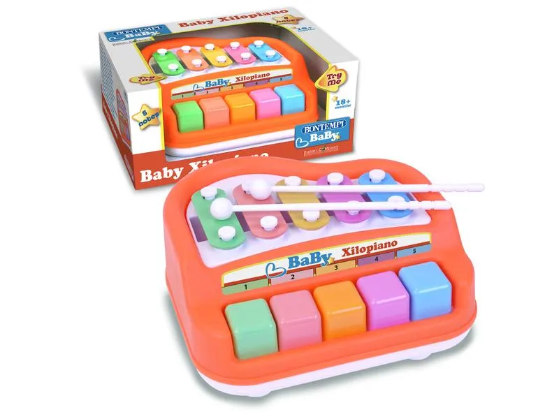 Bontempi Musikinstrument Baby Xylopiano mit 5 Noten Bontempi Musikinstrument Baby Xylopiano mit 5 Noten
