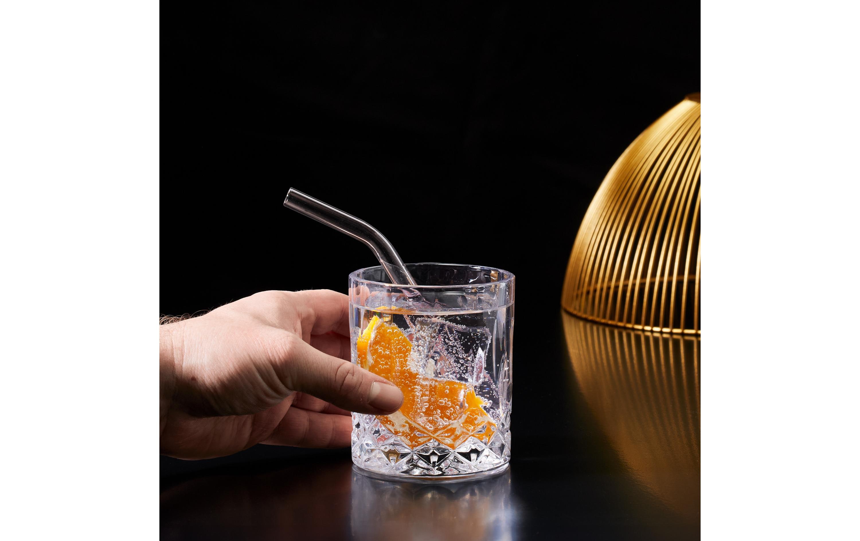 relaxdays Whiskyglas Set 4 Stück, 300 ml