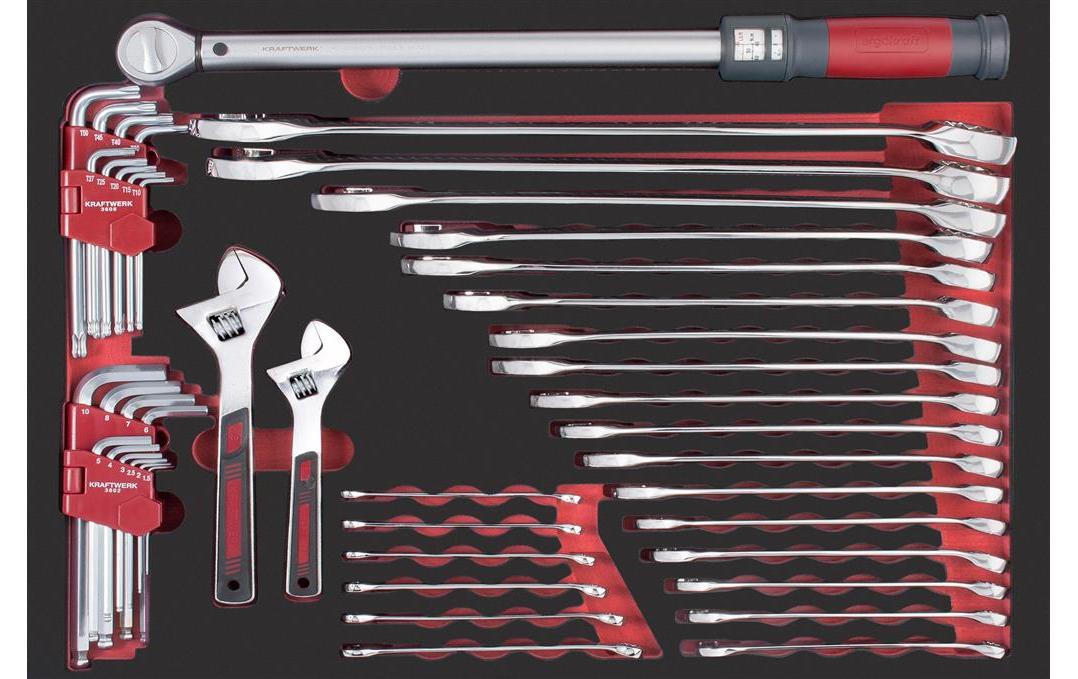 Kraftwerk Ringgabelschlüssel-Set Pro Line 44-teilig Kraftwerk Ringgabelschlüssel-Set Pro Line 44-teilig