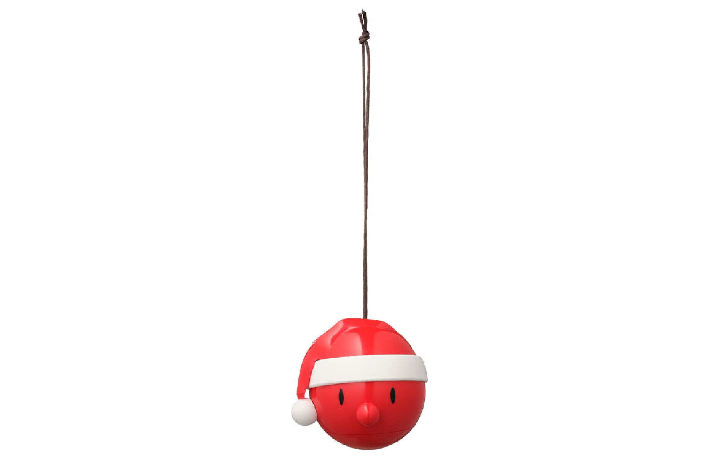 Hoptimist Weihnachtskugel Santa 2 Stück, Rot