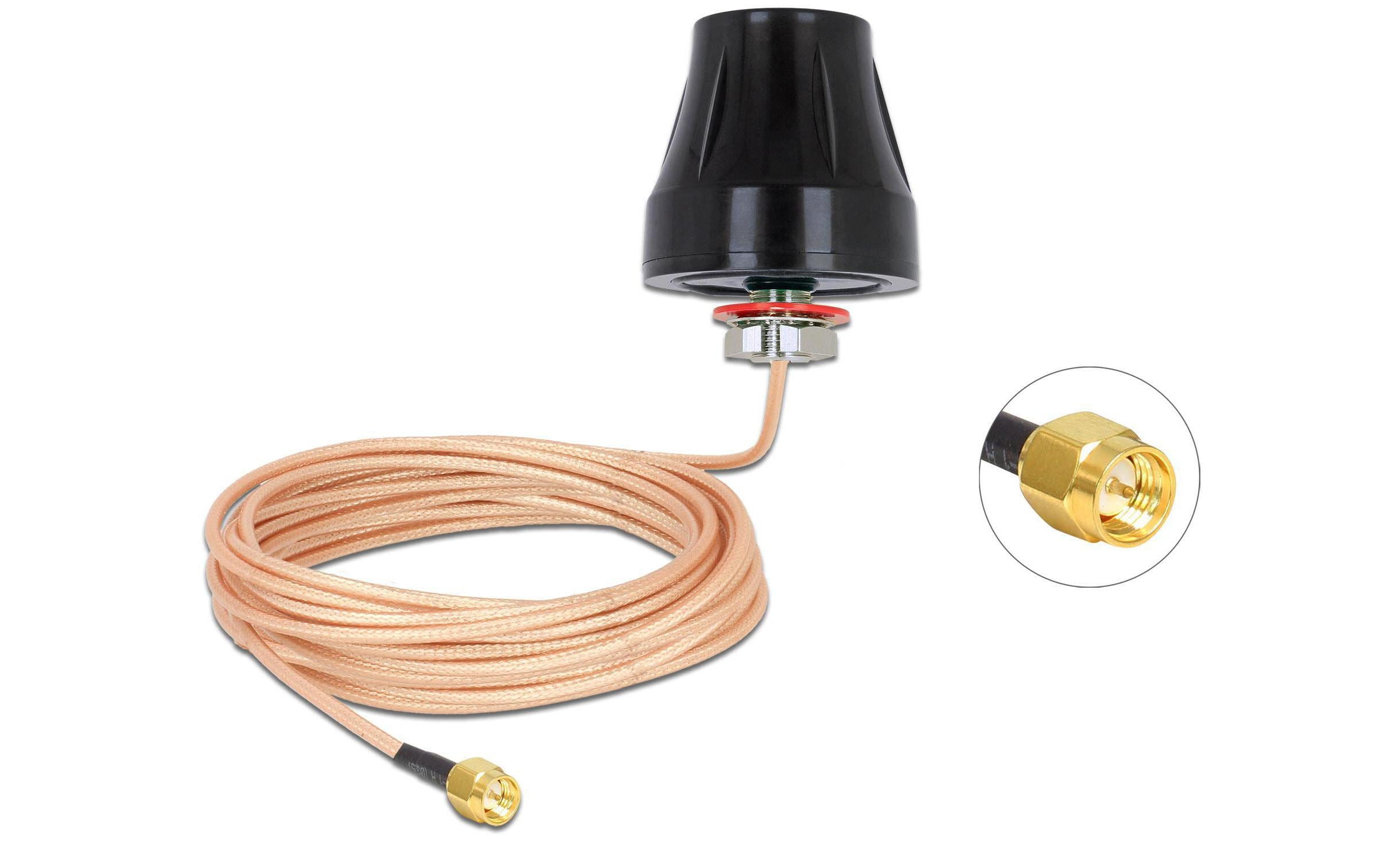 Delock LTE-Antenne SMA SMA 2 dBi Rundstrahl Delock LTE-Antenne SMA SMA 2 dBi Rundstrahl