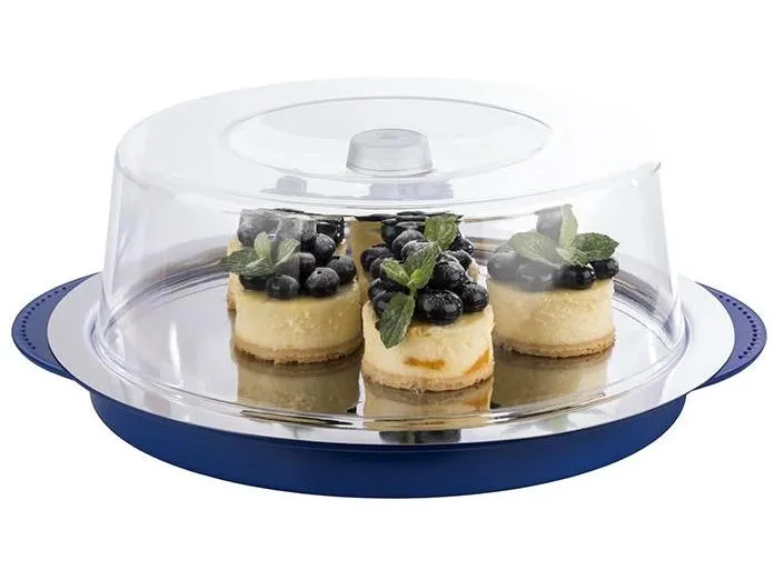 APS Thermo Tablett Set 6-teilig, Transparent/Blau