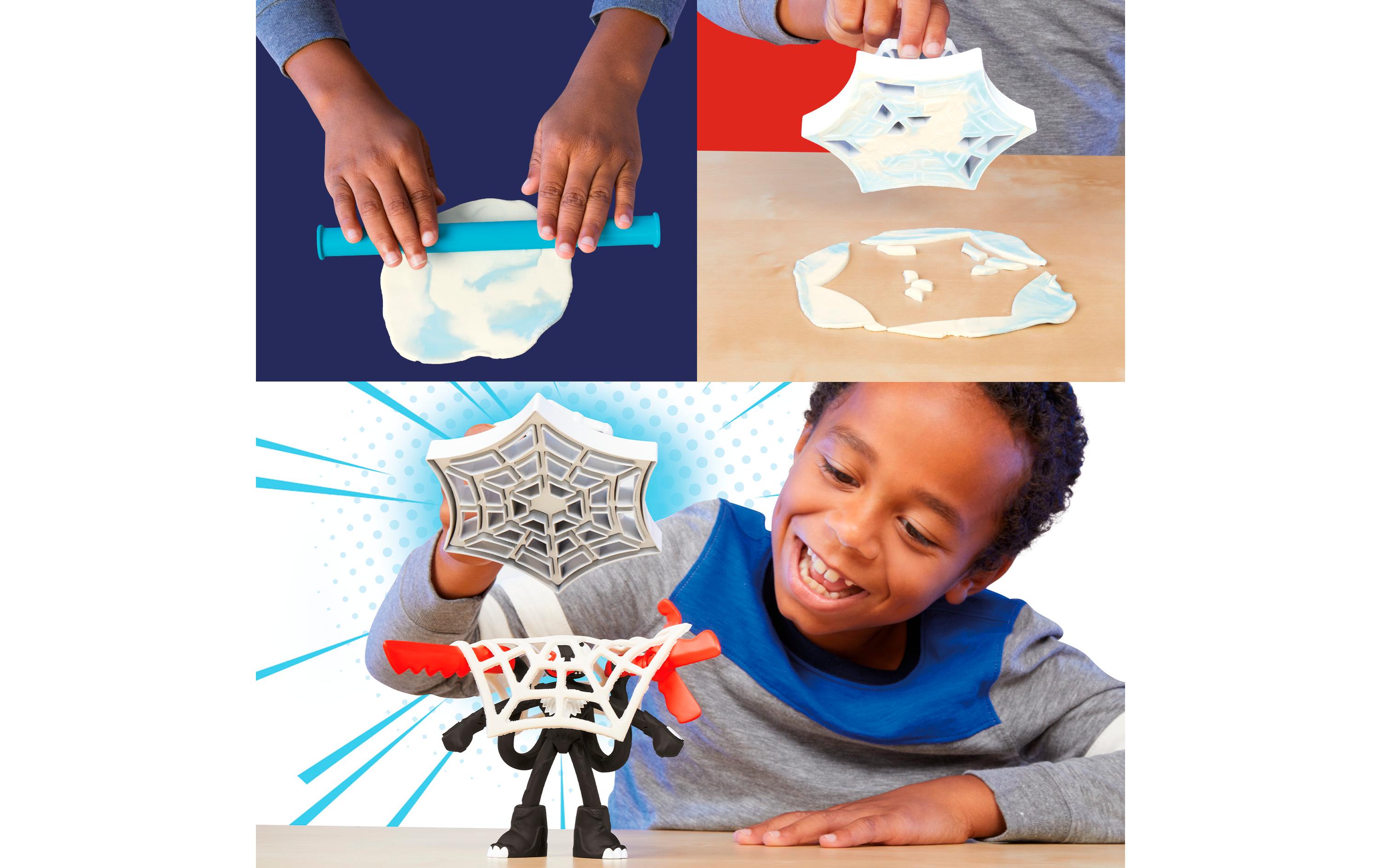 Play-Doh Knetspielzeug Marvel Spider-Man: Netz-Action Knetset