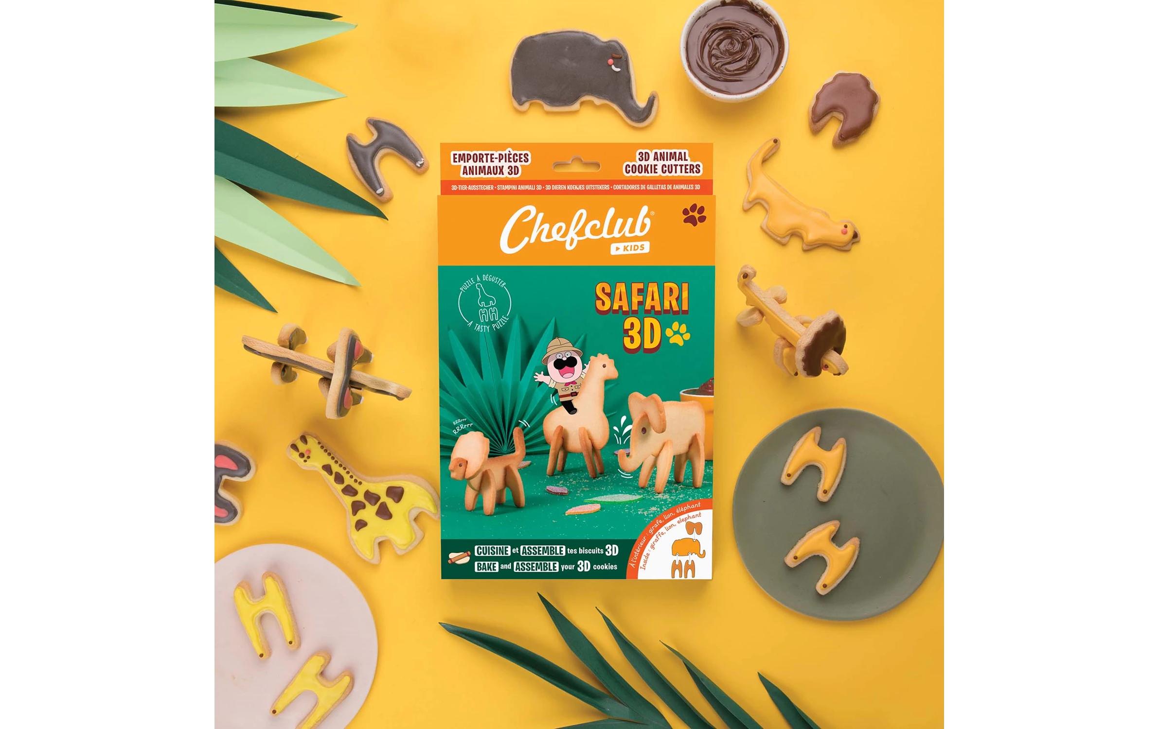 Chefclub Keksausstecher Safari 3-teilig