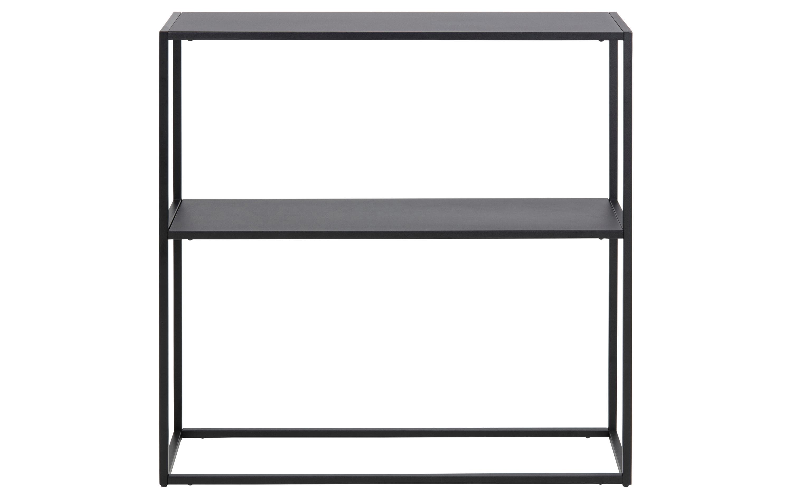 AC Design Konsolentisch Newton 79,5 x 26 x 80,5 cm, Schwarz
