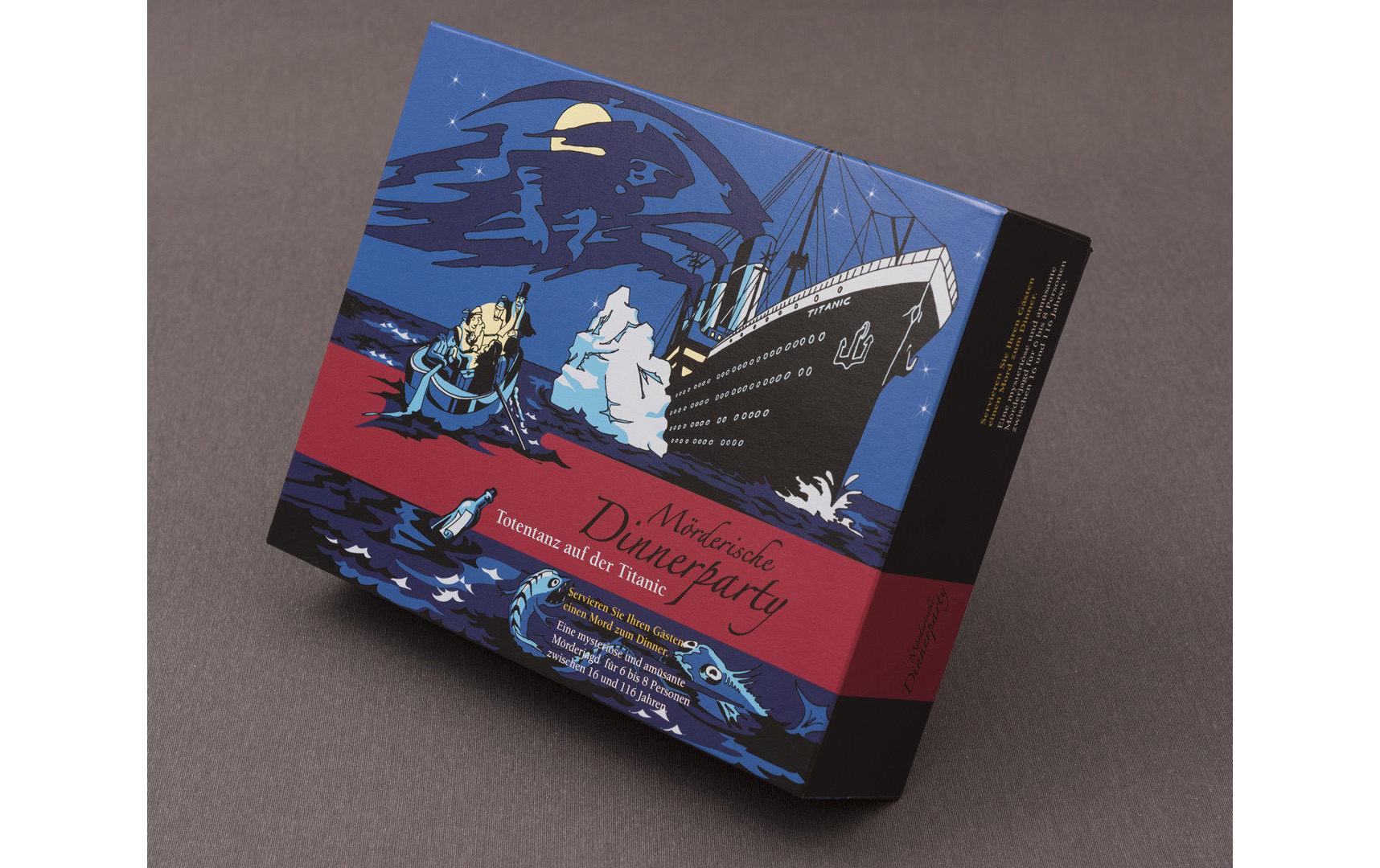Blaubart Verlag Partyspiel Dinnerparty: Totentanz auf der Titanic