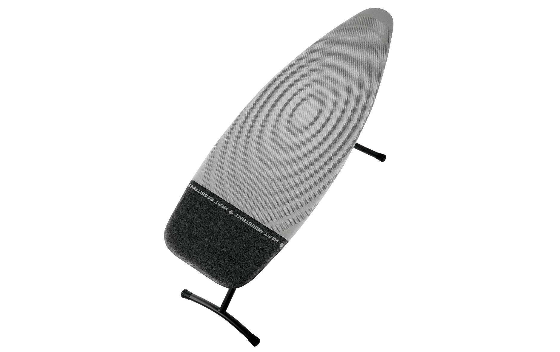 Brabantia Bügeltisch mit hitzebeständiger Parkzone, Titan Oval