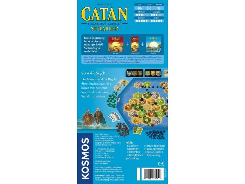 Kosmos Familienspiel Catan: Seefahrer 5-6