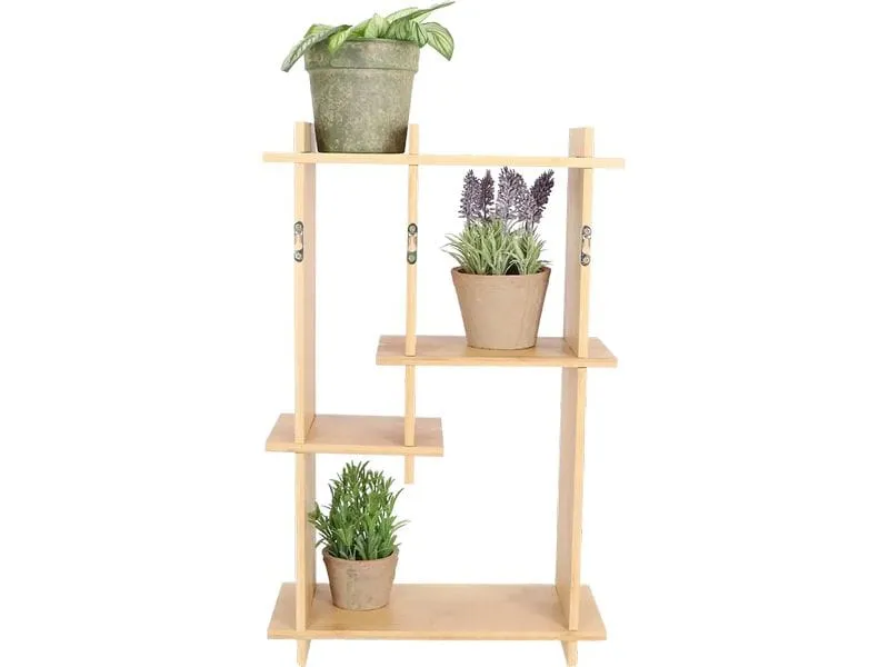Esschert Design Pflanzenständer Vertikal M Bambus 35 x 15 x 55 cm Esschert Design Pflanzenständer Vertikal M Bambus 35 x 15 x 55 cm