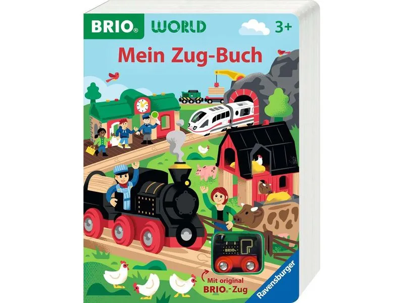 BRIO Vorlese-Spielbuch mit BRIO-Zug und Gleisspuren BRIO Vorlese-Spielbuch mit BRIO-Zug und Gleisspuren