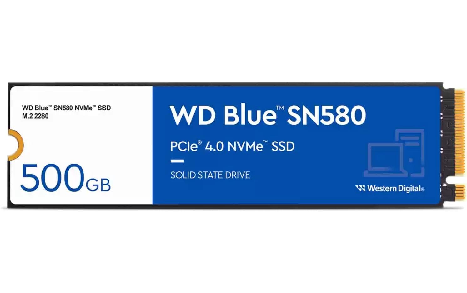 Western Digital SSD WD Blue SN580 M.2 2280 NVMe 500 GB