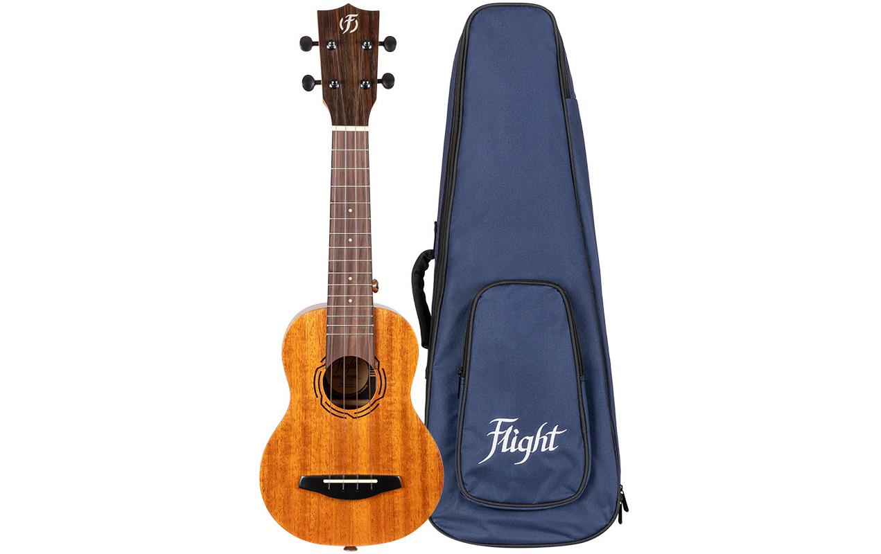 Flight Ukulele Soprano – Solid Mahogany
