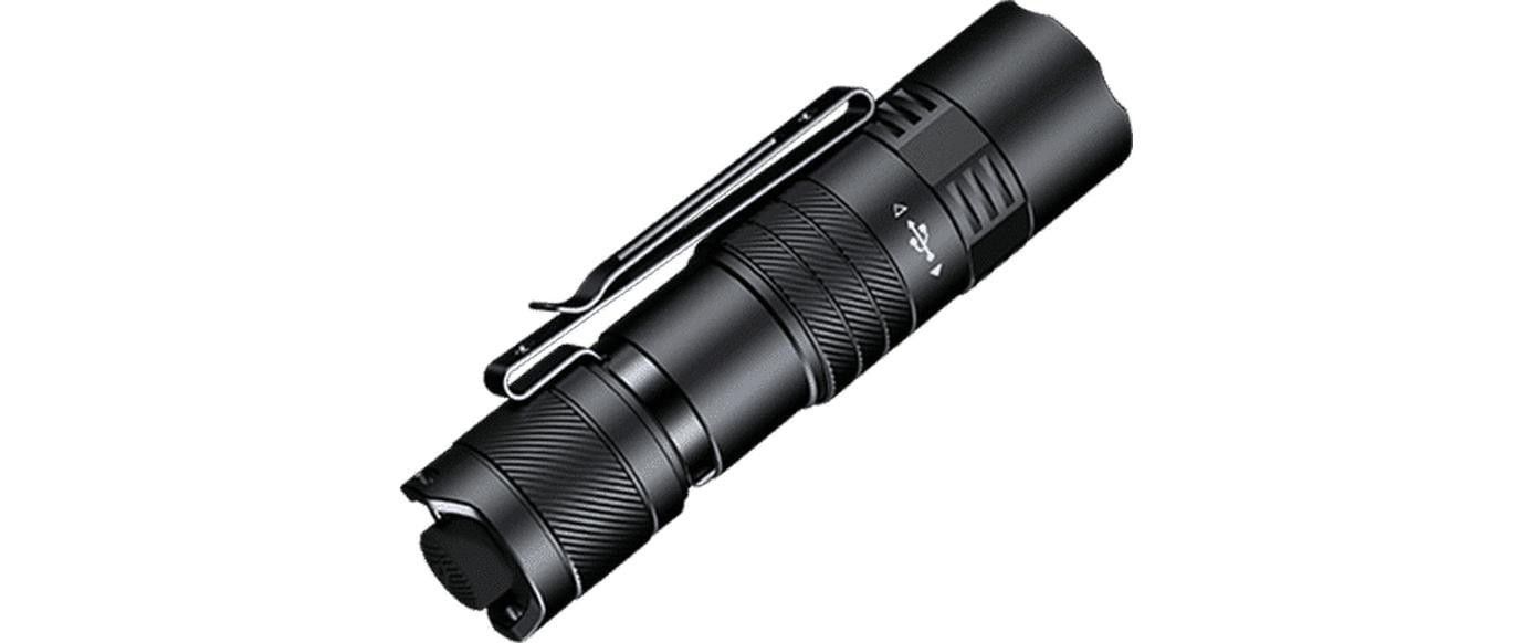 Fenix Taschenlampe PD26R ACE Taktisch, Kompakt, 1300 lm, Schwarz