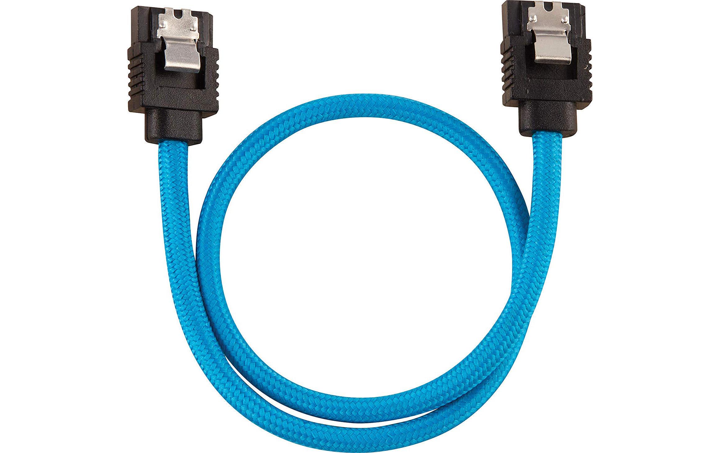Corsair SATA3-Kabel Premium Set Blau 30 cm