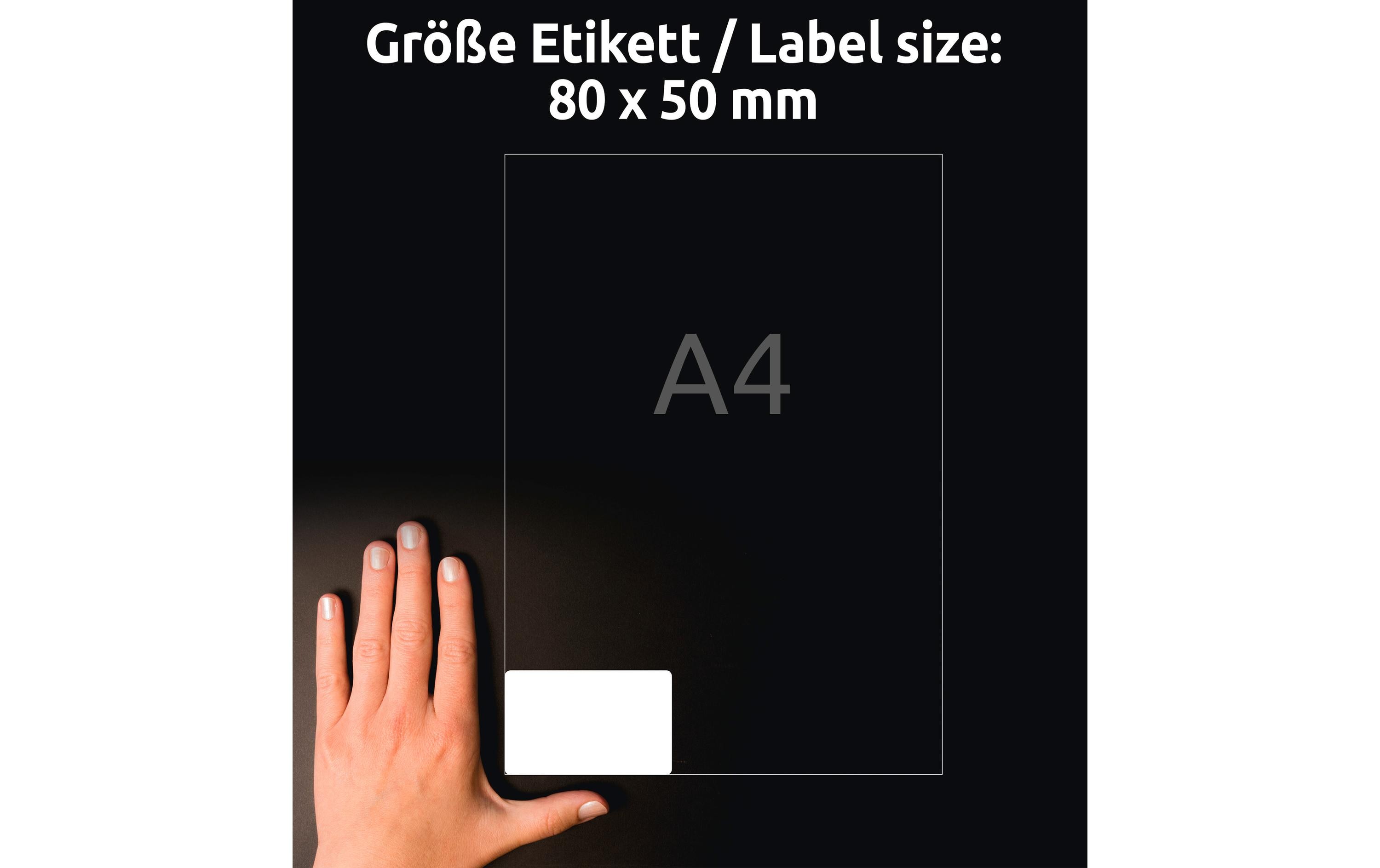 Avery Zweckform Namensetiketten L4785-20 80 x 50 mm