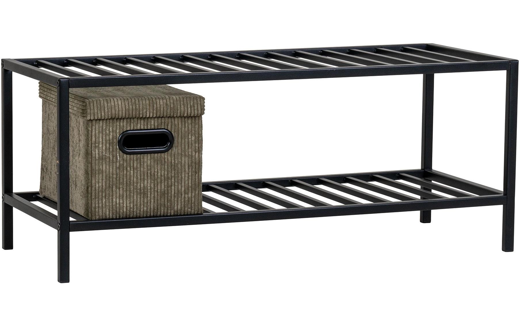 House Nordic Schuhregal Vita 79 x 34 cm, Schwarz