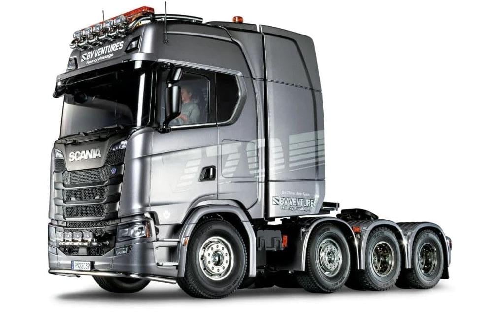 Tamiya Lastwagen Scania 770 S 8 x 4/4, Gun Metal Bausatz, 1:14 Tamiya Lastwagen Scania 770 S 8 x 4/4, Gun Metal Bausatz, 1:14