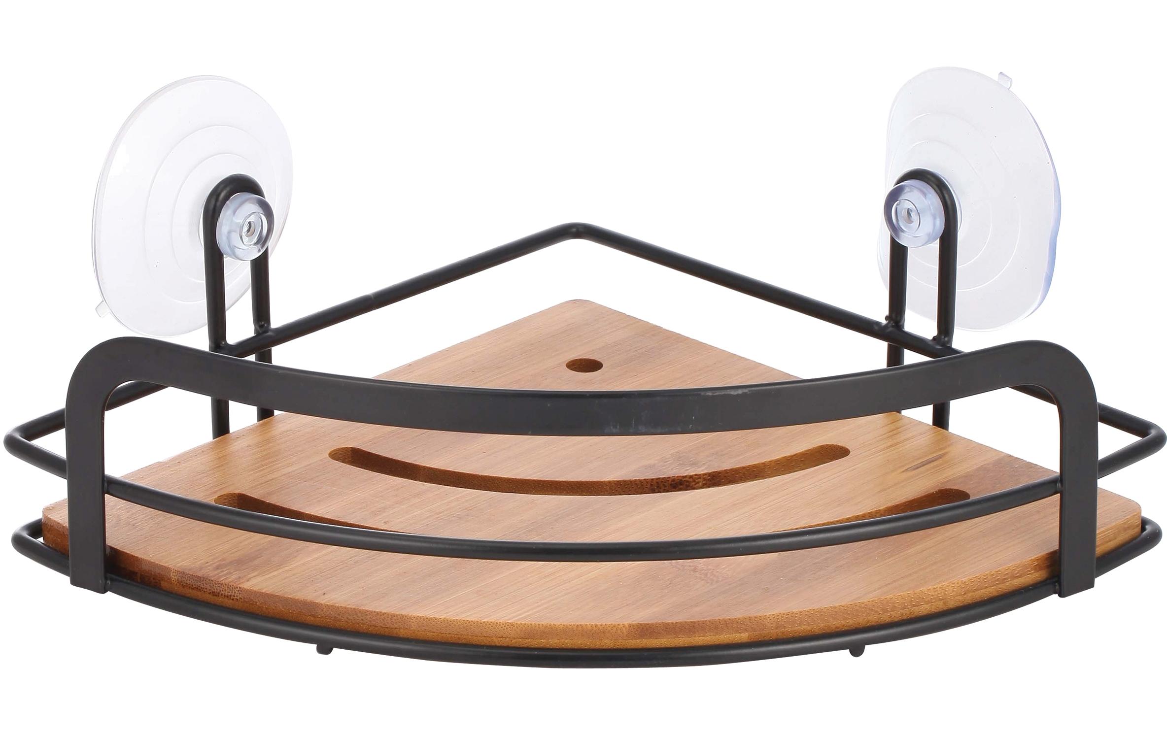 MSV Duschmittelhalter Hiko Braun/Schwarz matt