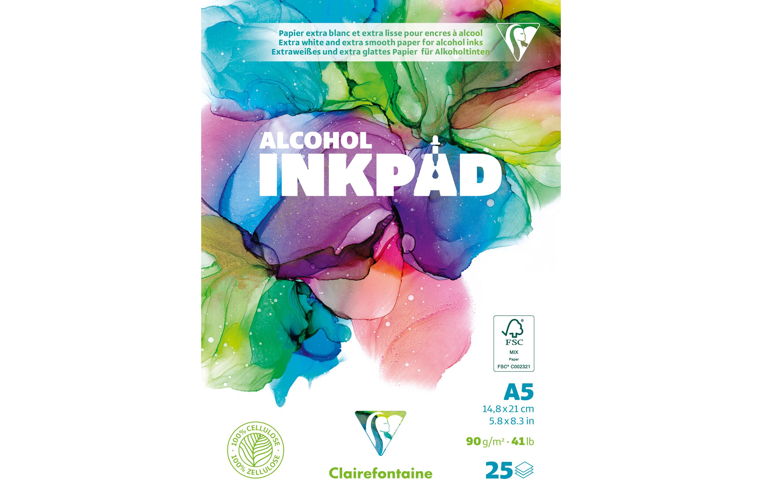 Clairefontaine Block Alcohol Inkpad 14.8 x 21 cm Clairefontaine Block Alcohol Inkpad 14.8 x 21 cm