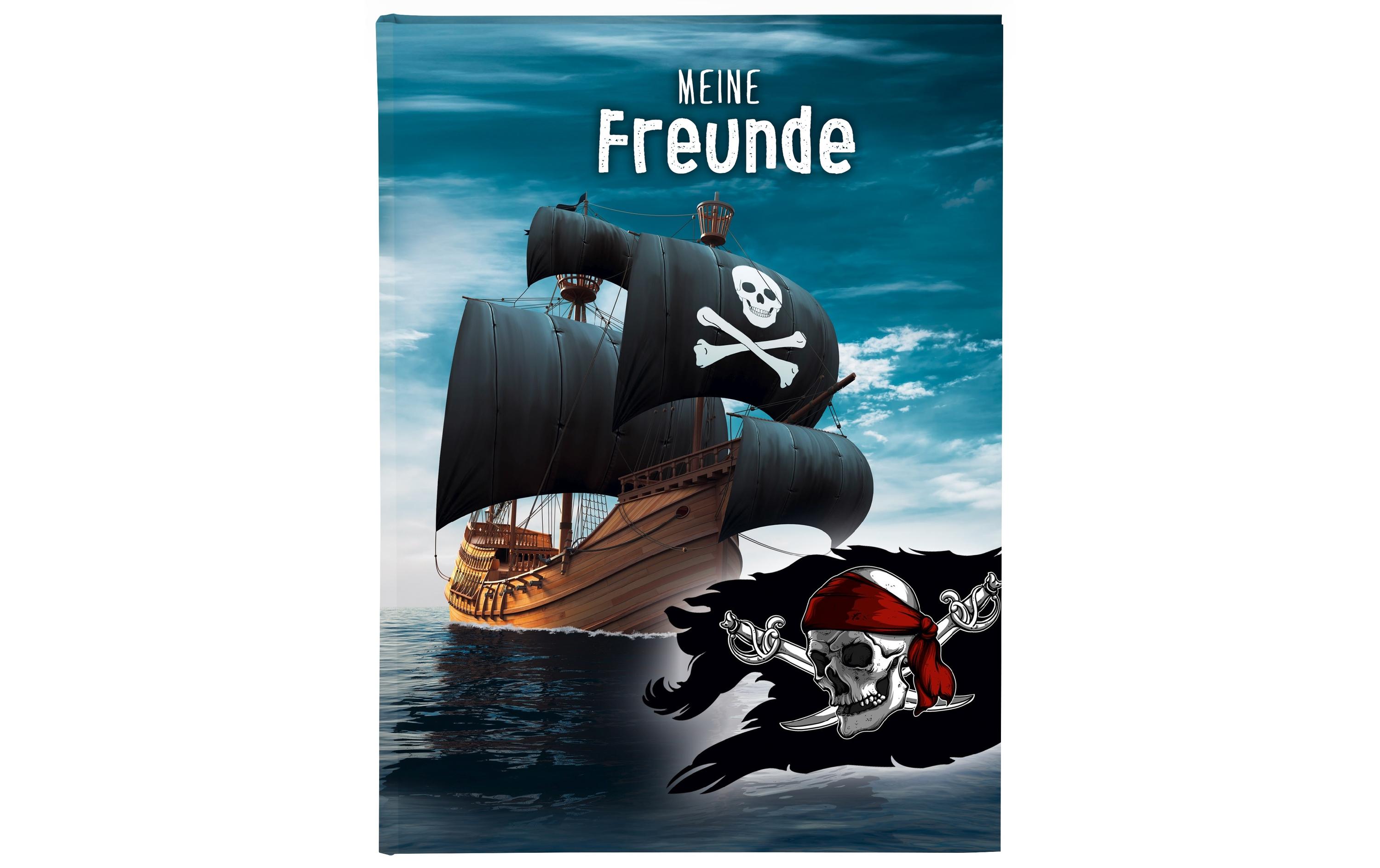 Goldbuch Freundebuch Piraten A5, 88 Seiten