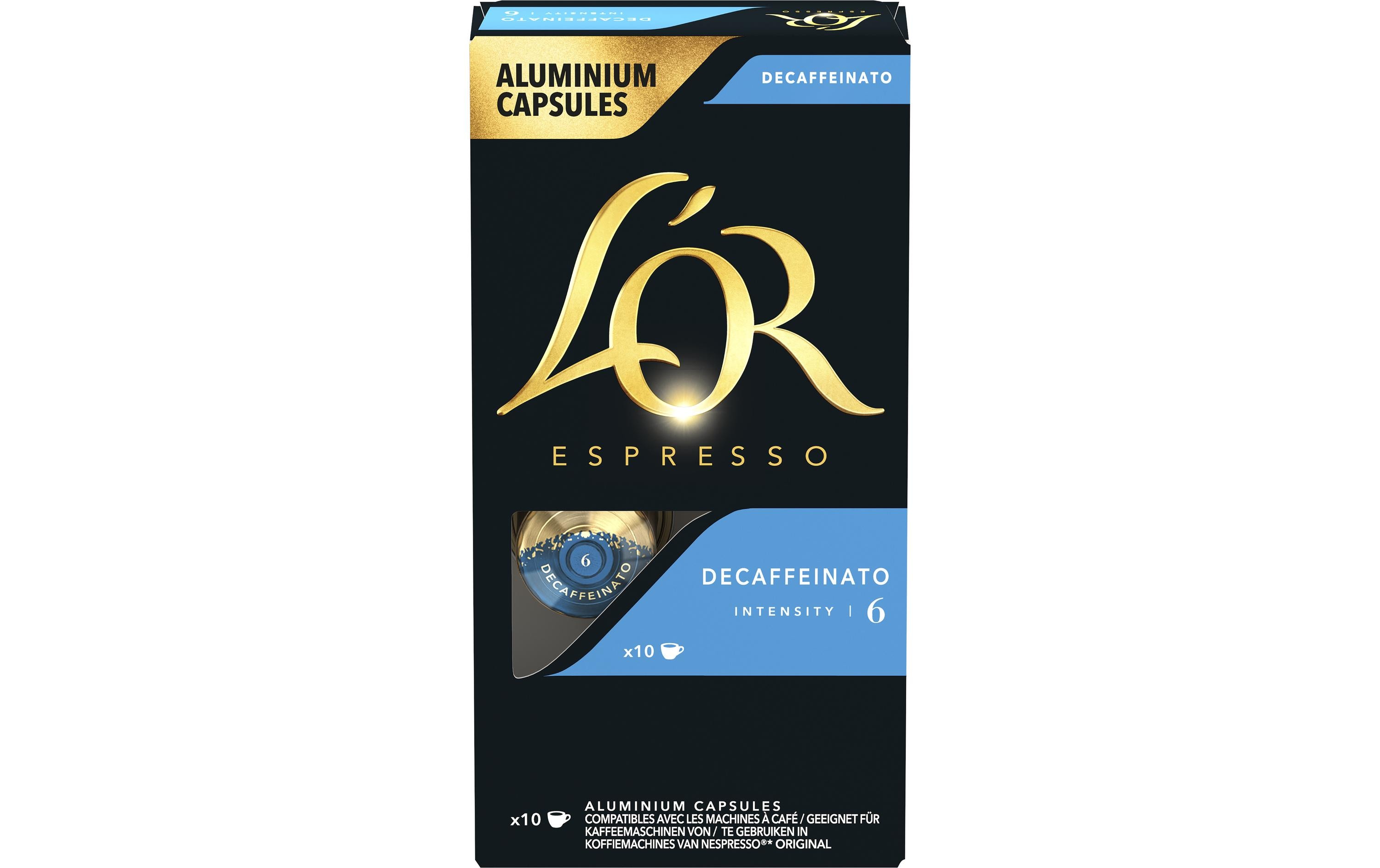 L'Or Kaffeekapseln Decaffeinato 10 Stück