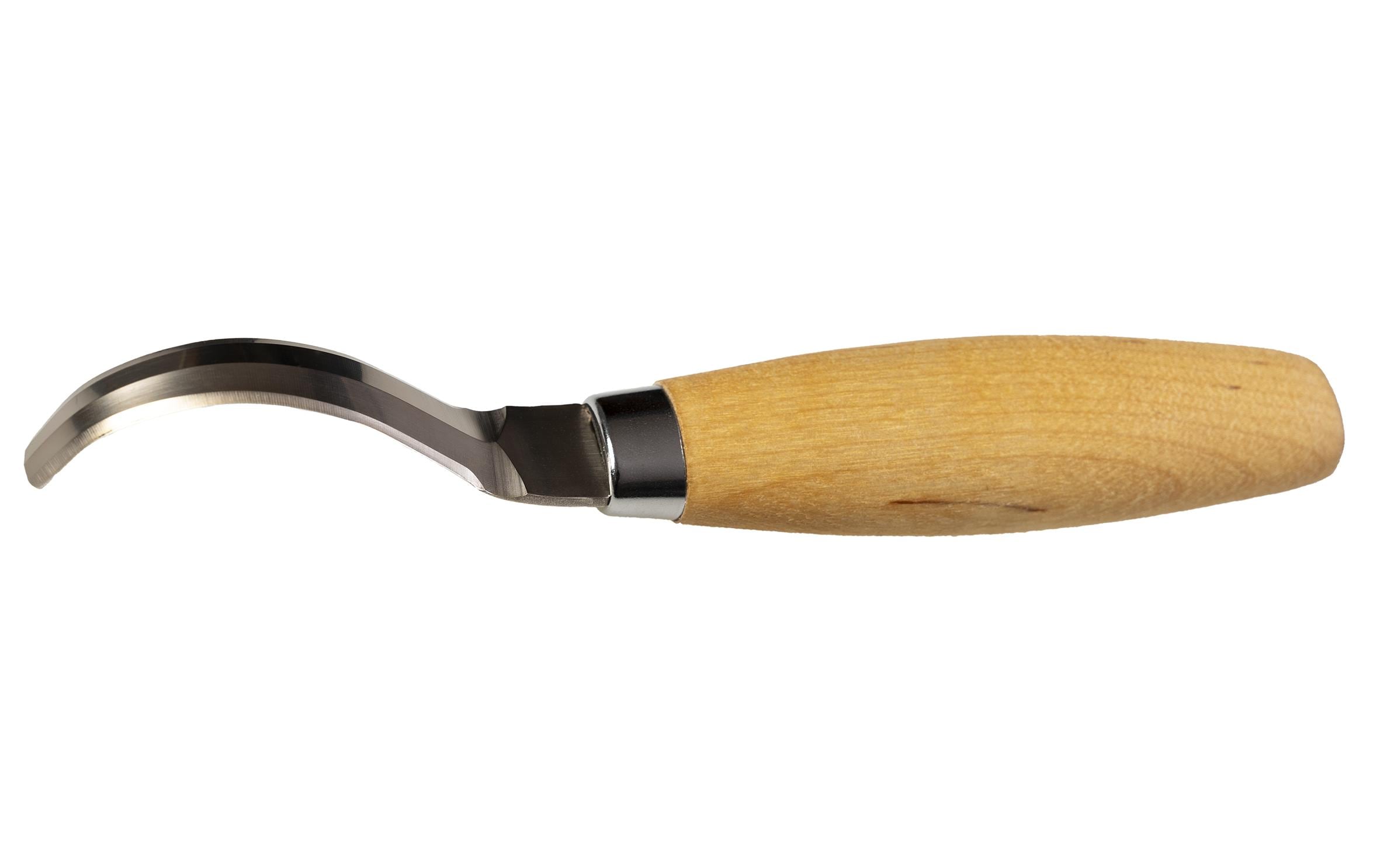 morakniv Survival Knife Woodcarving Hook 163 Double Edge, Birkenholz