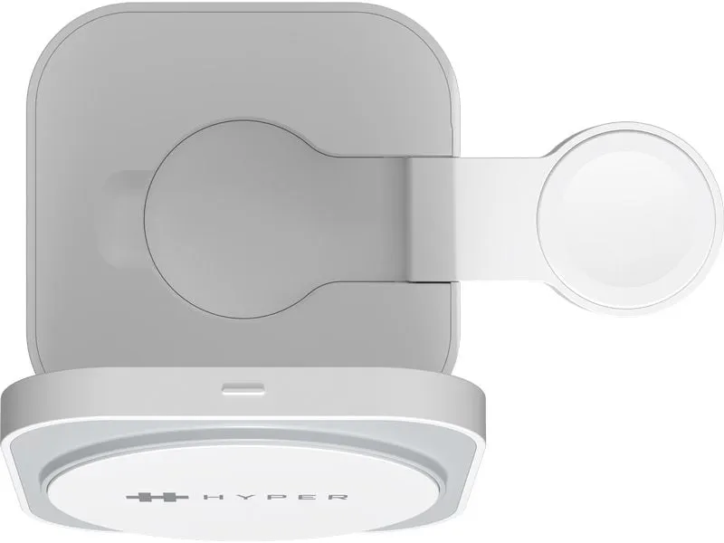HYPER Wireless Charger Qi2 3-in-1, Weiss
