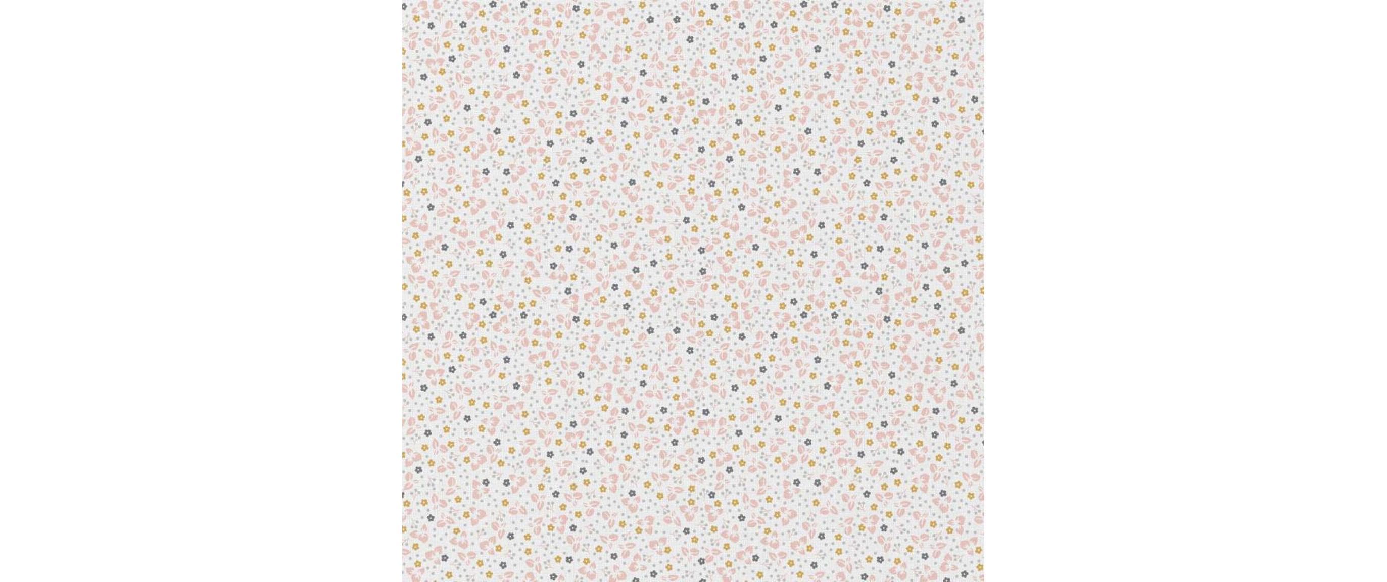 Basteln Stoff Kamill 100 x 150 cm, Weiss / Rosa Basteln Stoff Kamill 100 x 150 cm, Weiss / Rosa