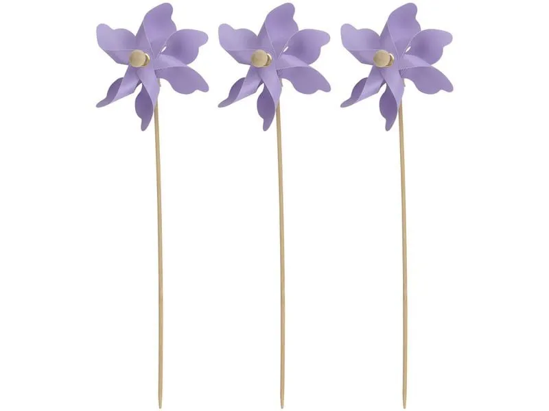 Arti Casa Windrad einfarbig Windrad Polyester Einfarbig 3er-Set