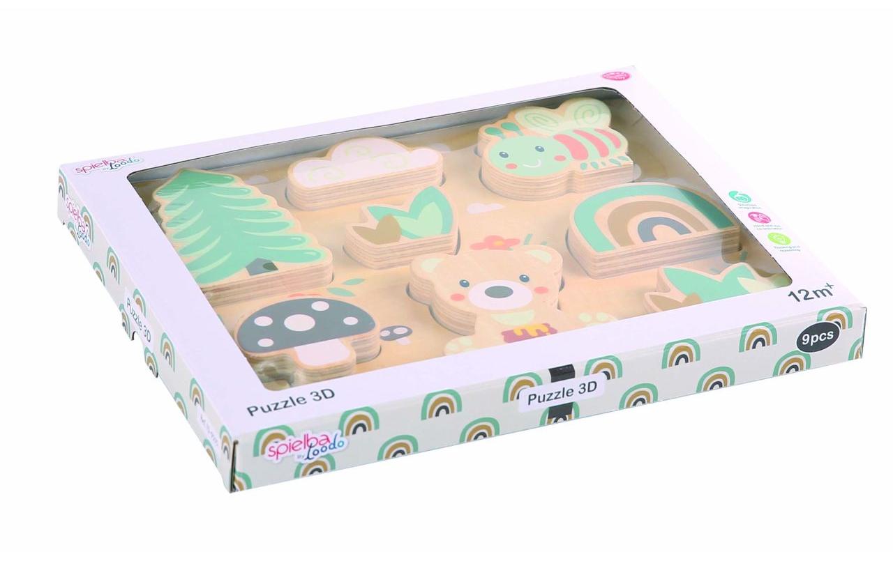 Spielba Holzspielwaren 3D-Puzzle Bär