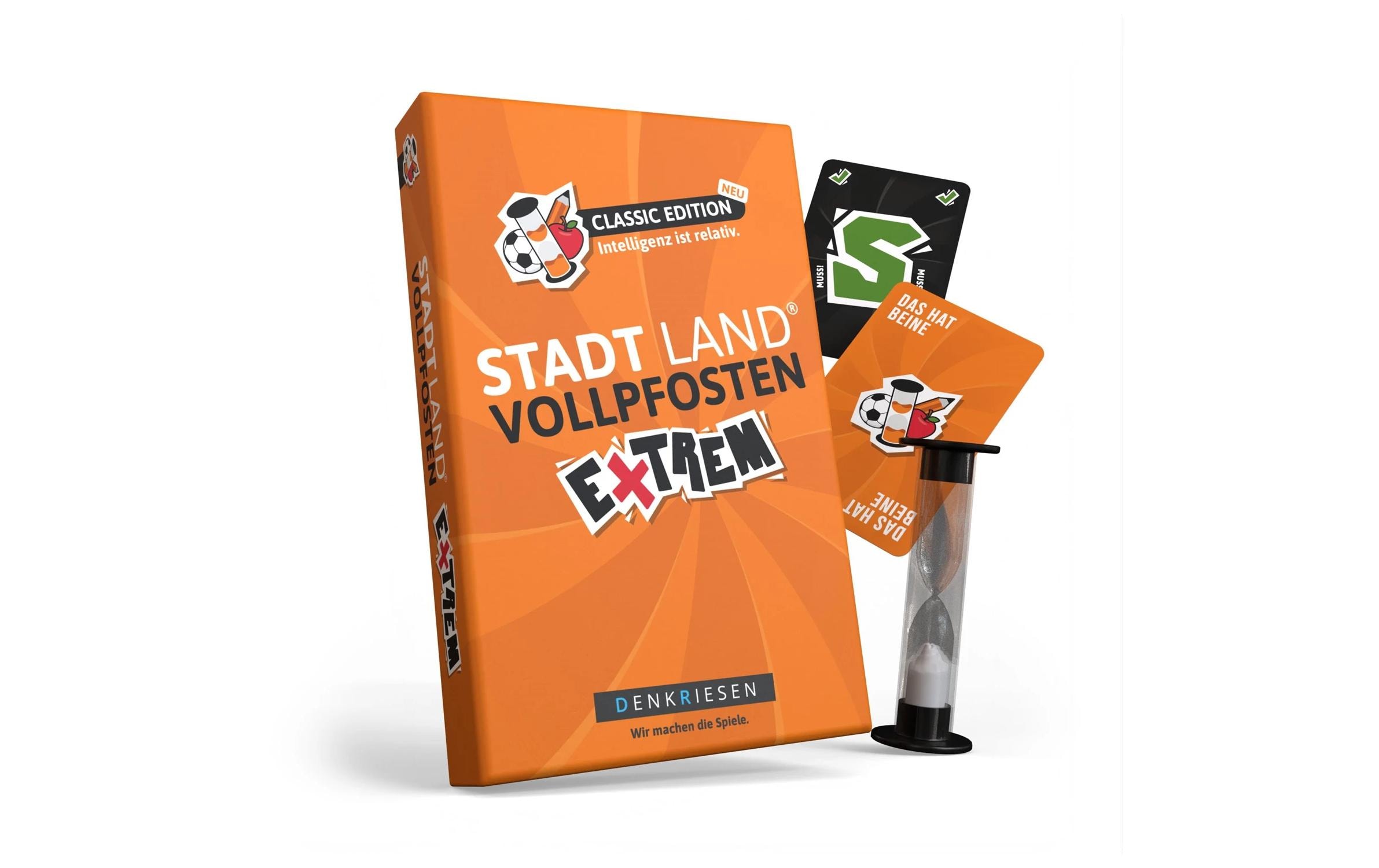 Denkriesen Partyspiel Stad Land Vollpfosten – Extrem Classic Ed. (D)