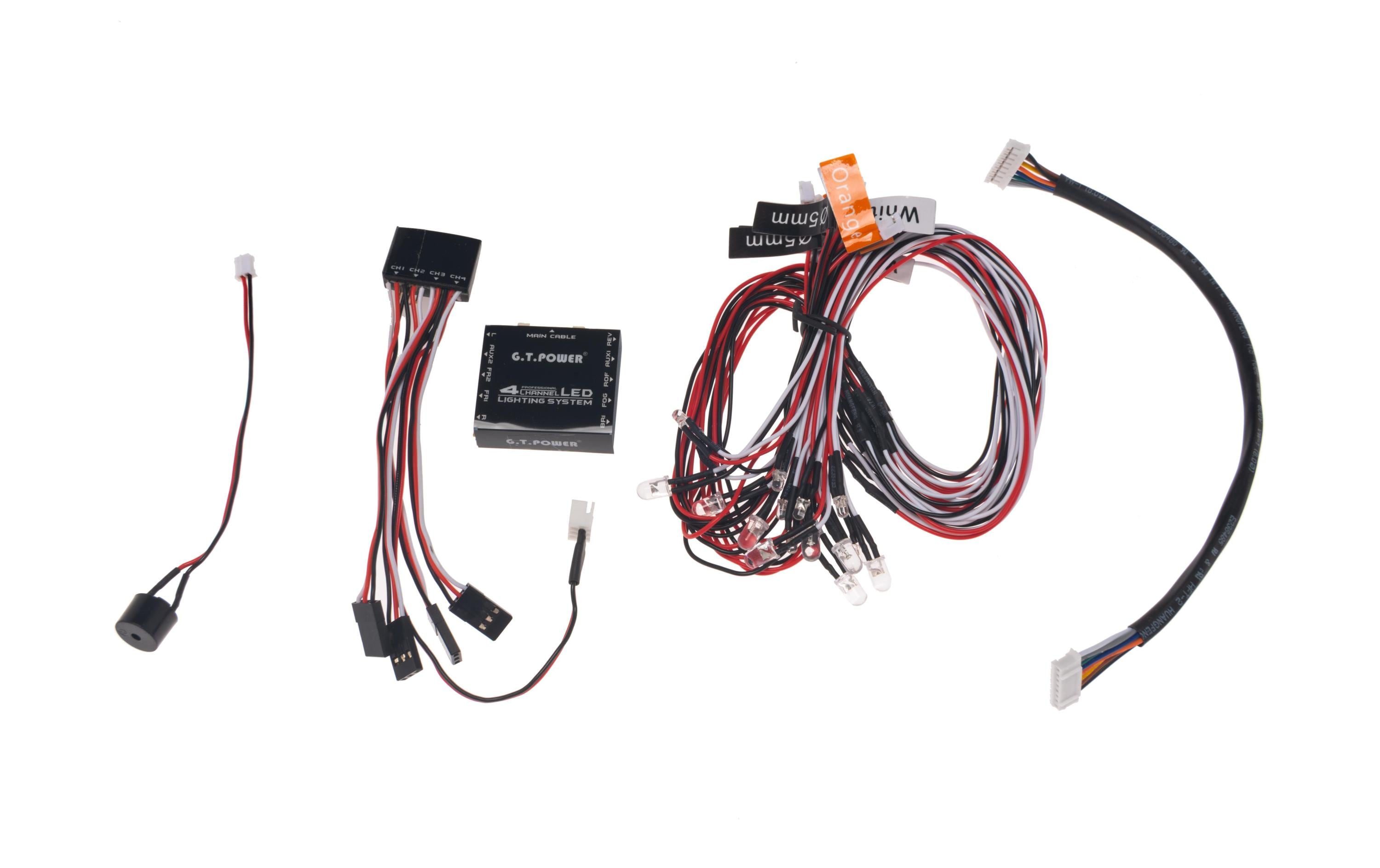 G.T. Power Modellbau-Beleuchtung Professional LED Light System G.T. Power Modellbau-Beleuchtung Professional LED Light System