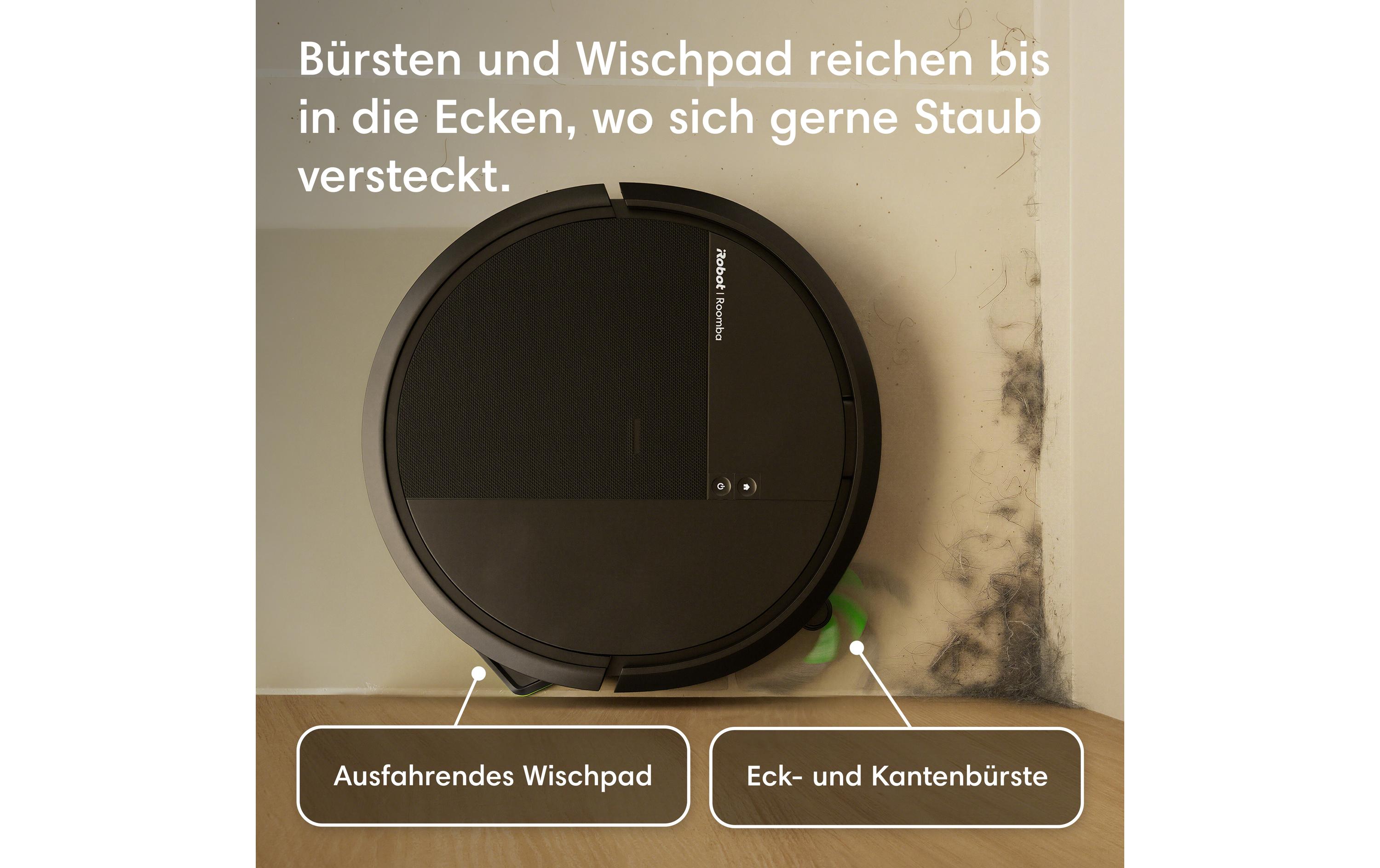 iRobot Roomba 115 Combo LiDAR-Navigation, Schwarz