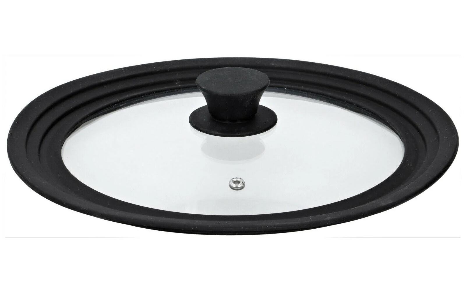 ALPINA Pfannendeckel mit Silikonrand 16 cm/18 cm/20 cm