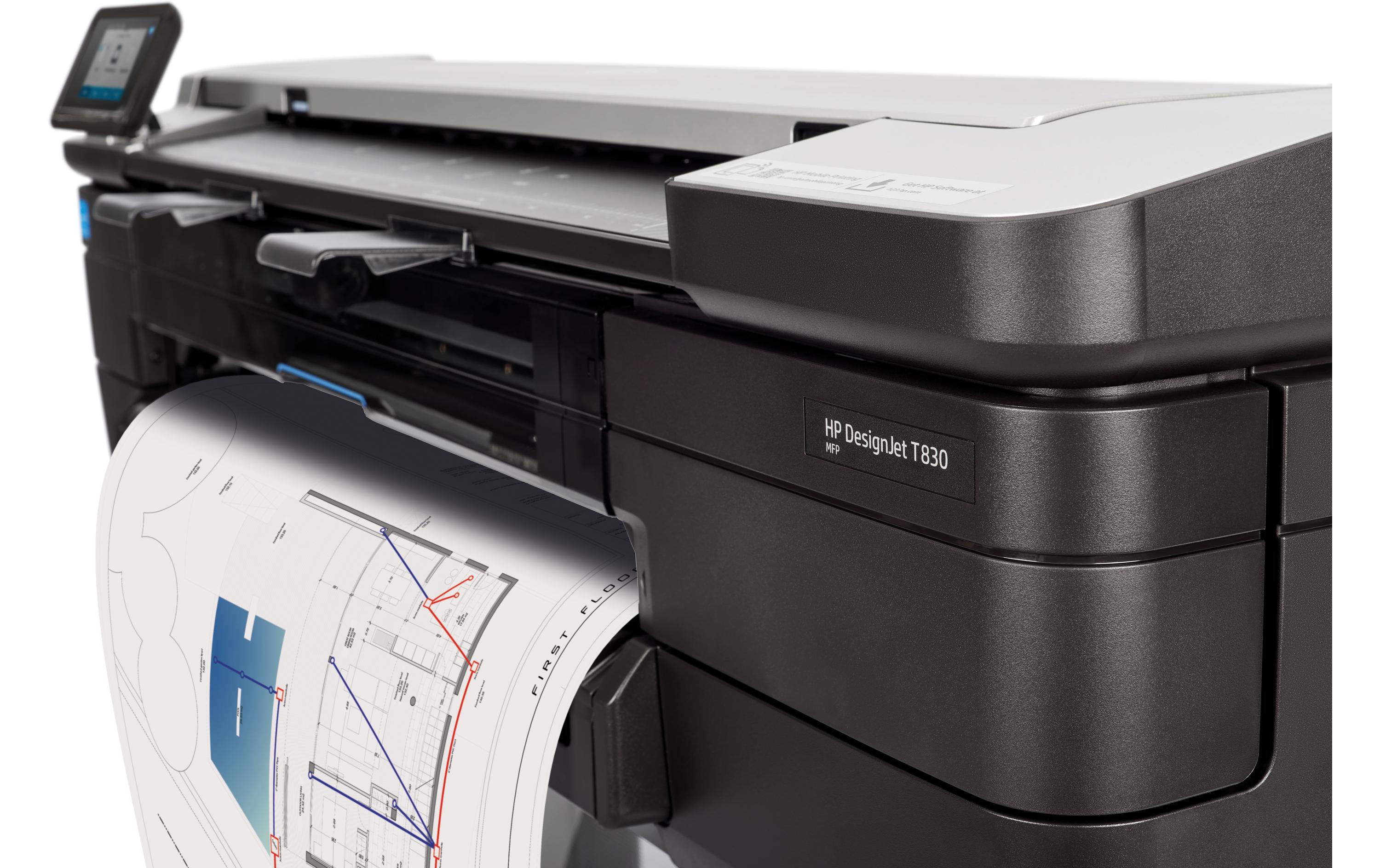 HP Grossformatdrucker DesignJet T830 - 24 HP Grossformatdrucker DesignJet T830 - 24