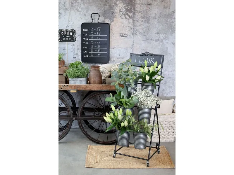 Chic Antique Planer mit Wochentagen 70 cm x 40 cm, Schwarz Chic Antique Planer mit Wochentagen 70 cm x 40 cm, Schwarz