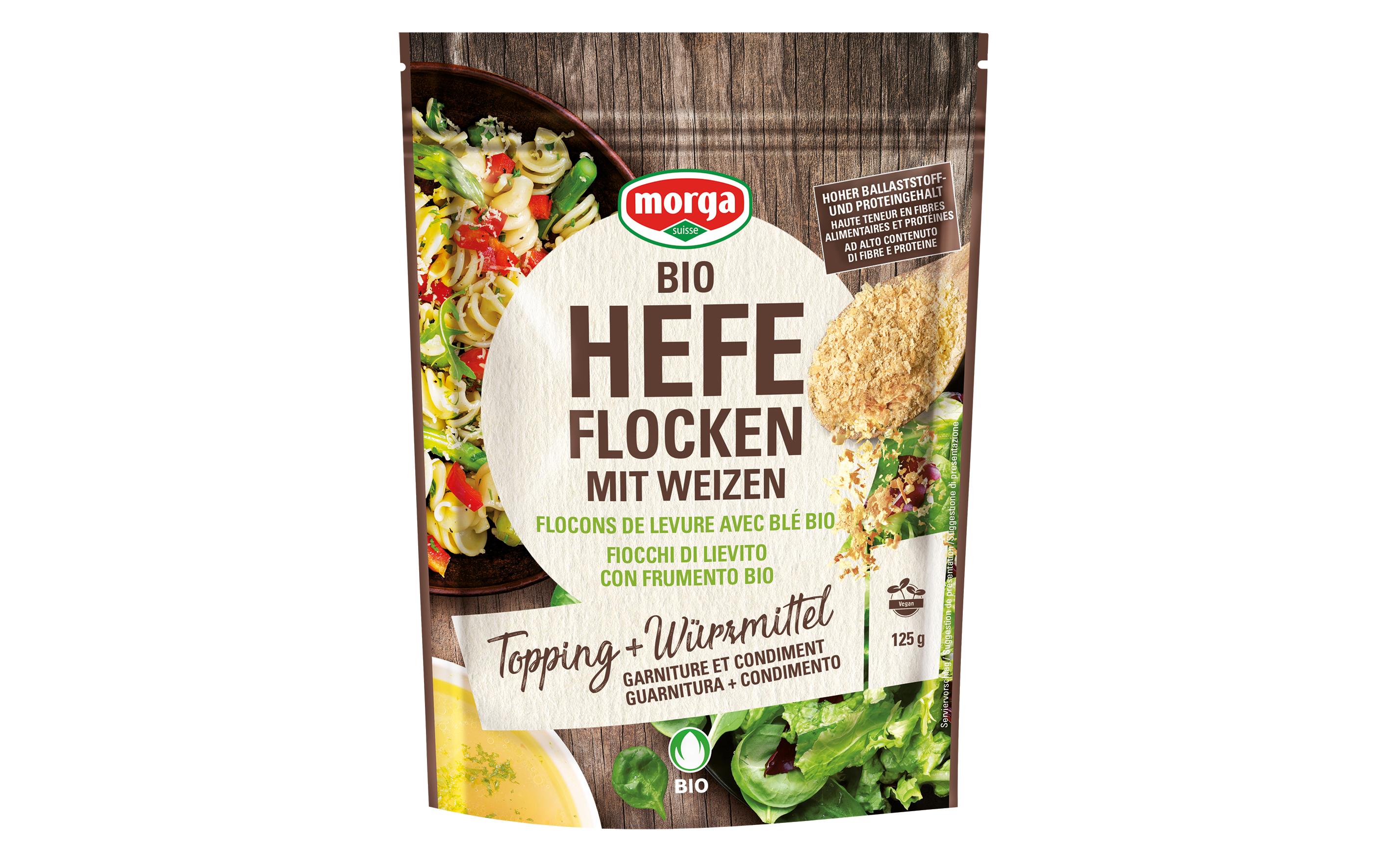 Morga Bio Hefeflocken mit Weizen 125 g Morga Bio Hefeflocken mit Weizen 125 g