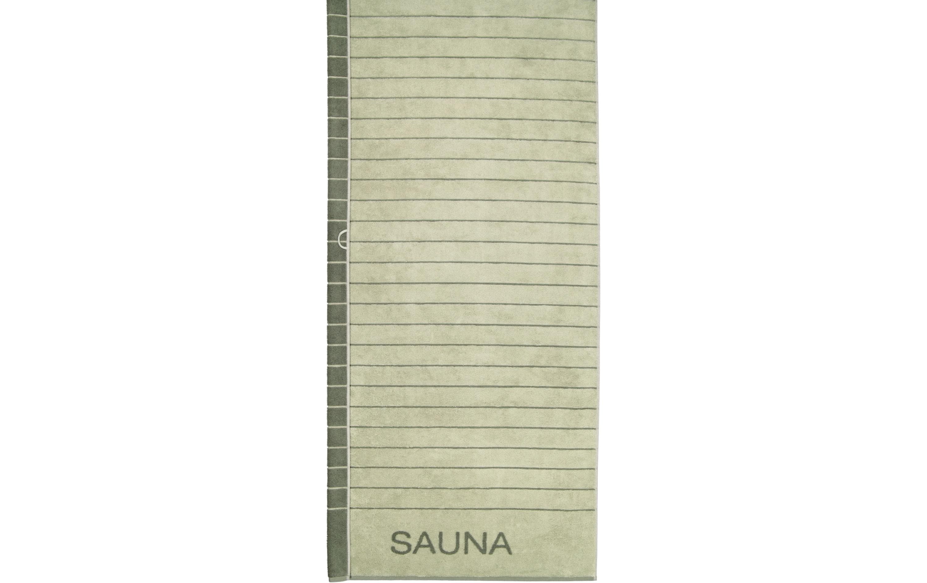 Cawö Saunatuch Balance Doubleface 80 x 200 cm, Wasabi