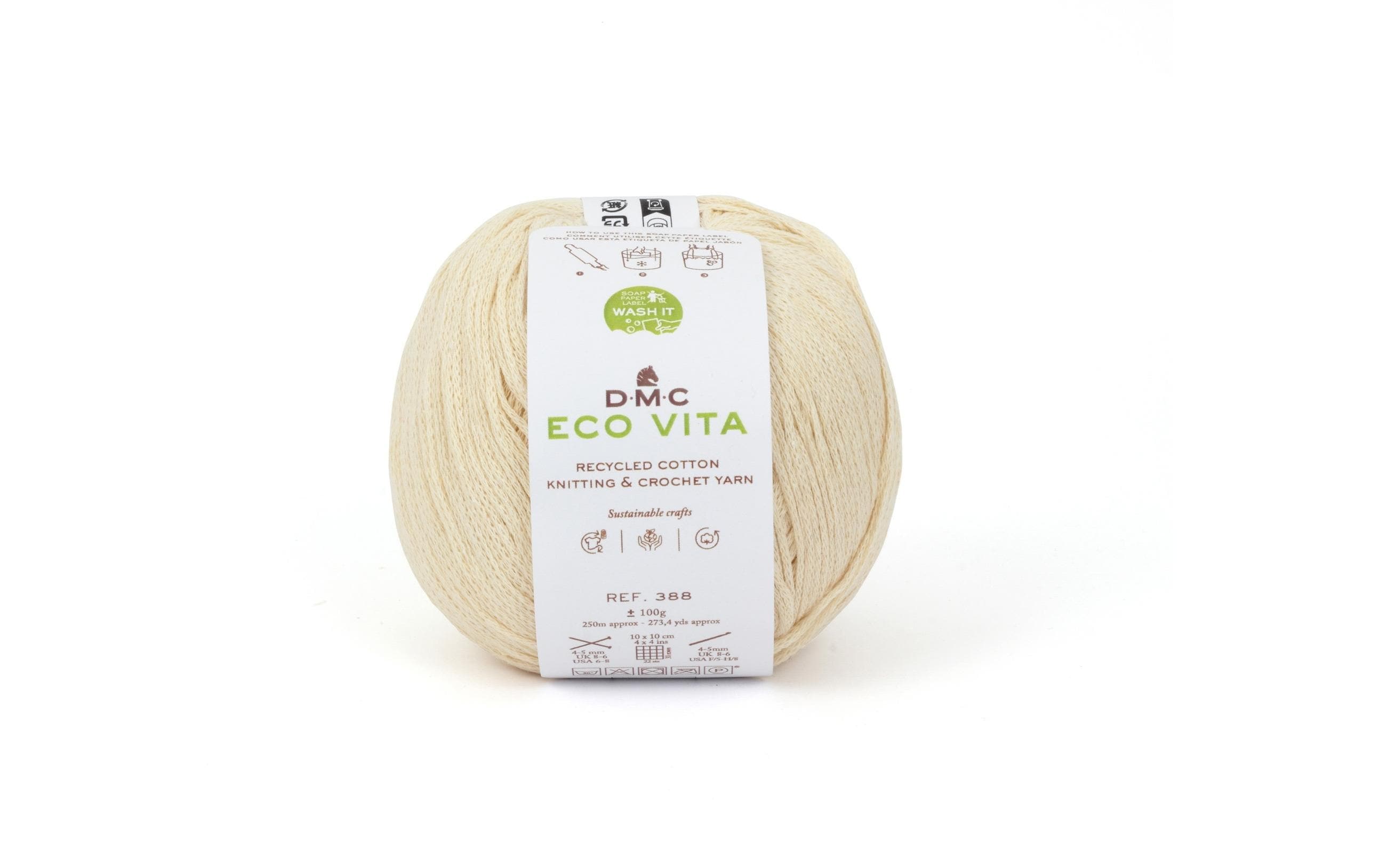 DMC Wolle Eco Vita 100 g, Hellgelb