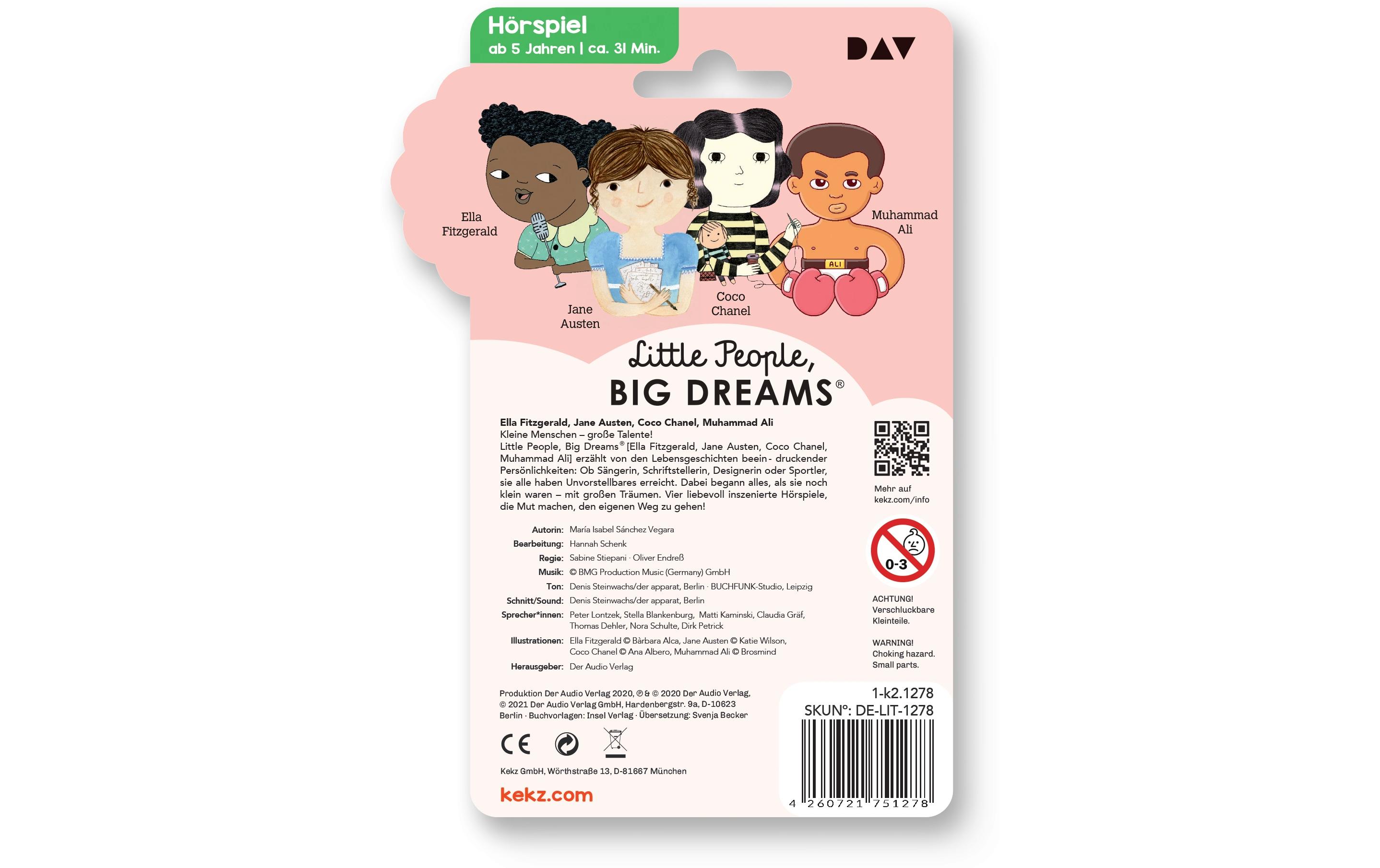 Kekz Audiochip Little People, Big Dreams