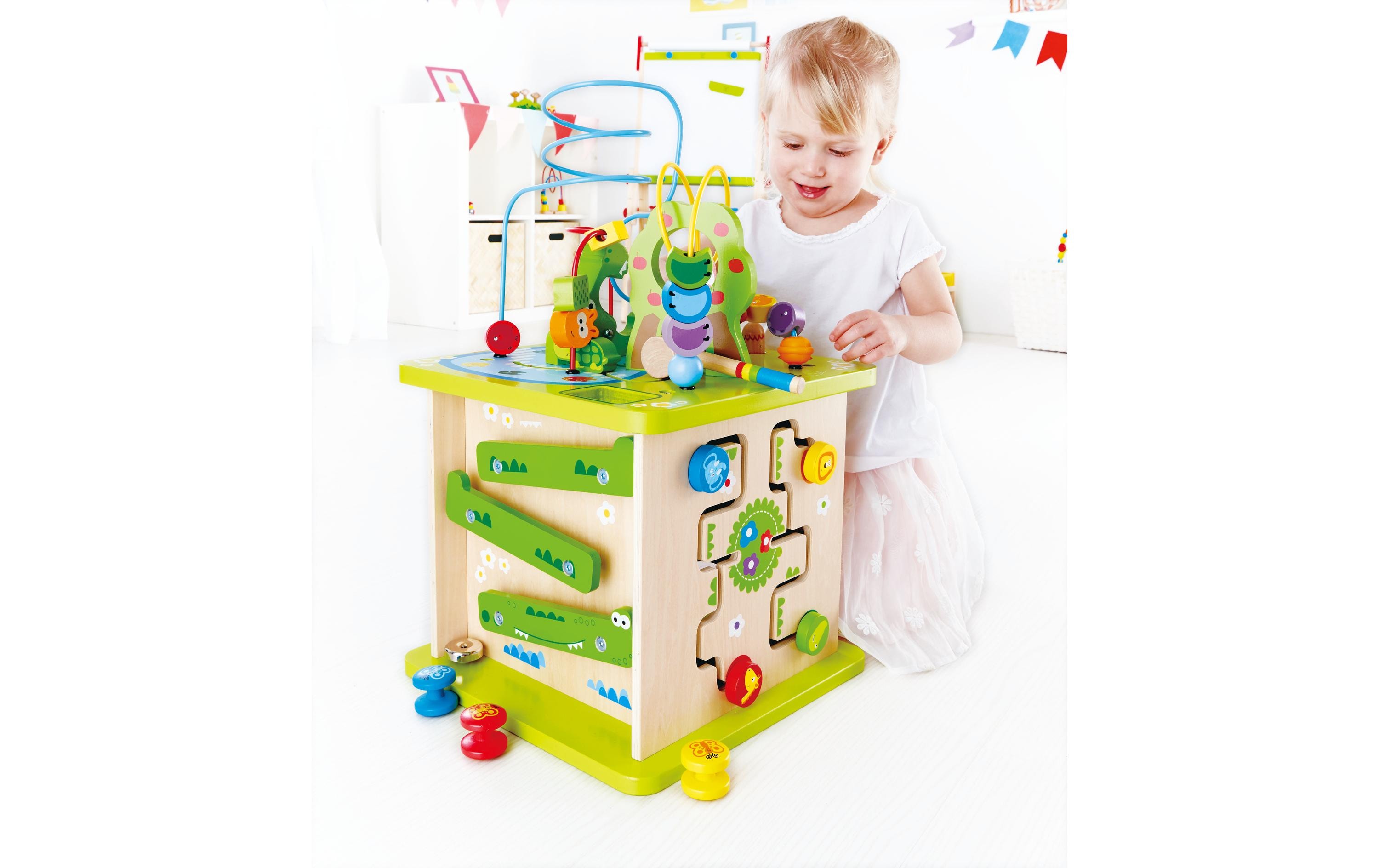 Hape Motorikwürfel Wild Safari Adventure Center