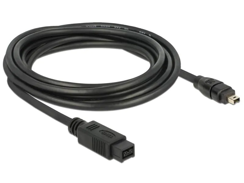 Delock FireWire-Kabel 400Mbps 9Pin-4Pin 3 m