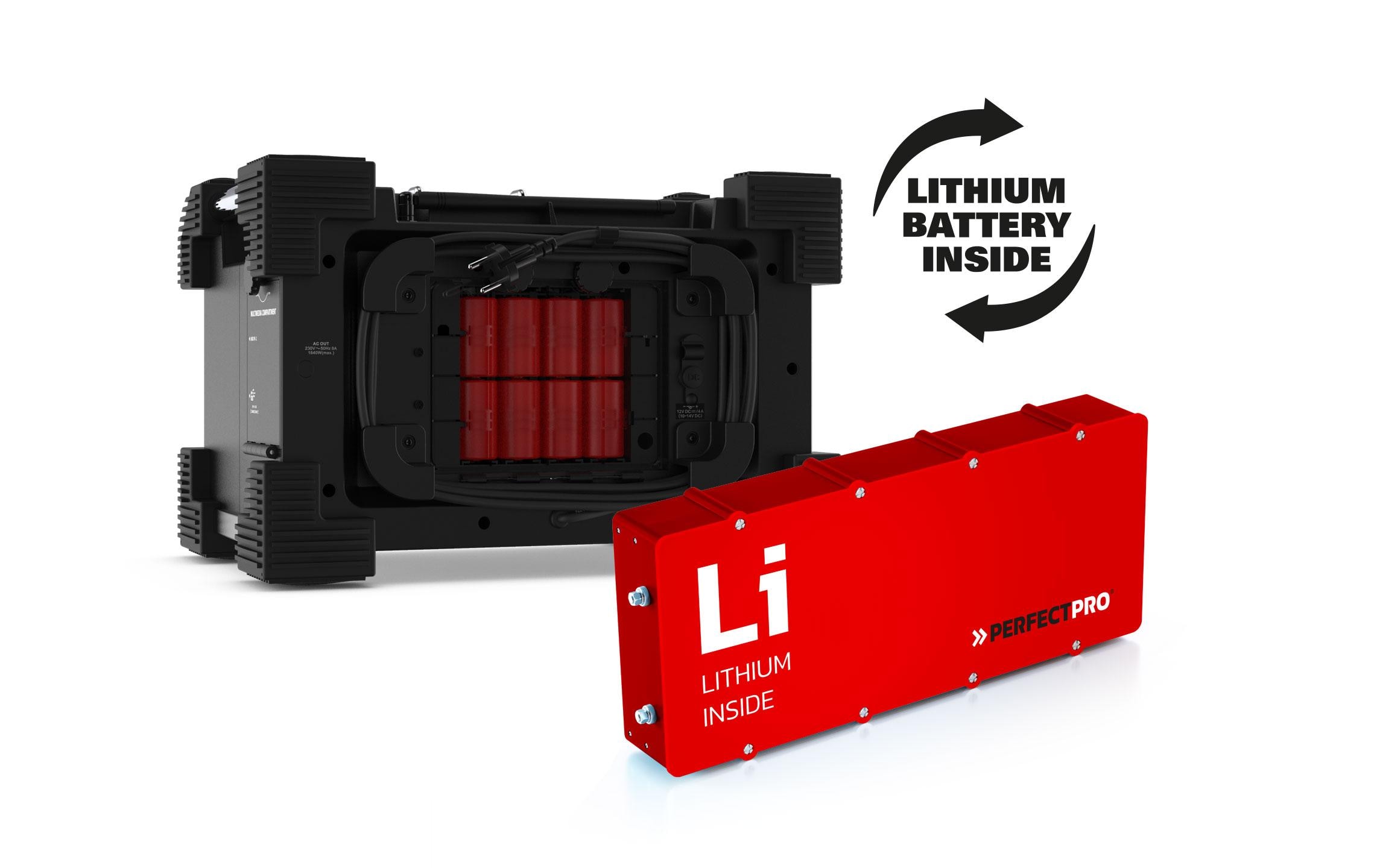 Perfectpro DAB+ Radio ROCKHART Schwarz